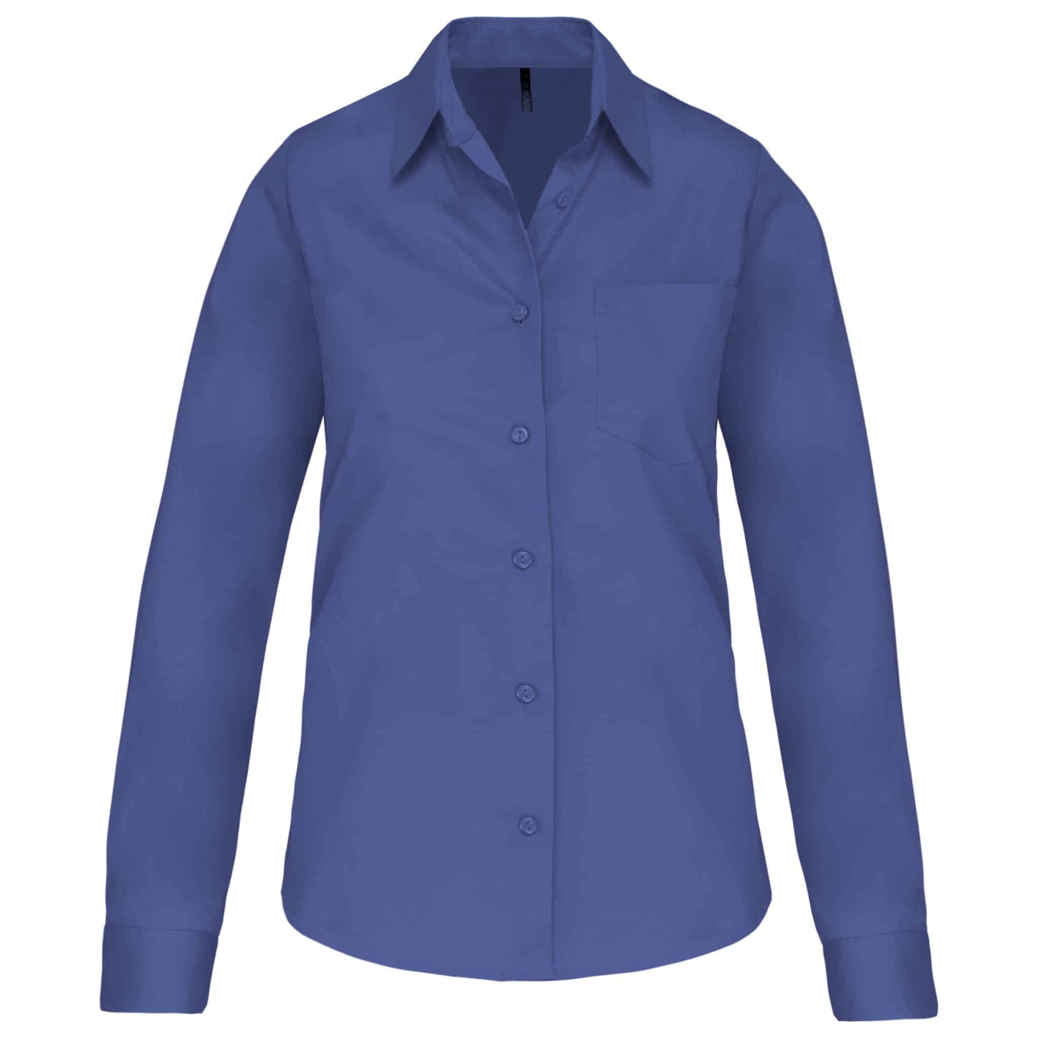 Miniature 14 pour Chemise popeline manches longues femme