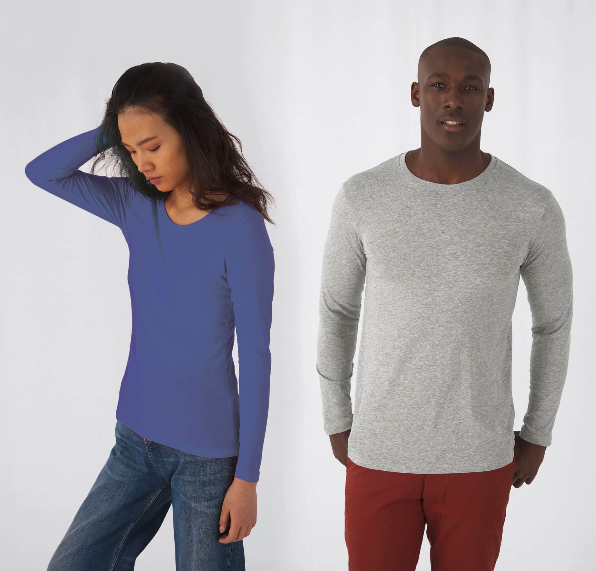 Miniature 2 pour T-shirt bio Inspire homme manches longues