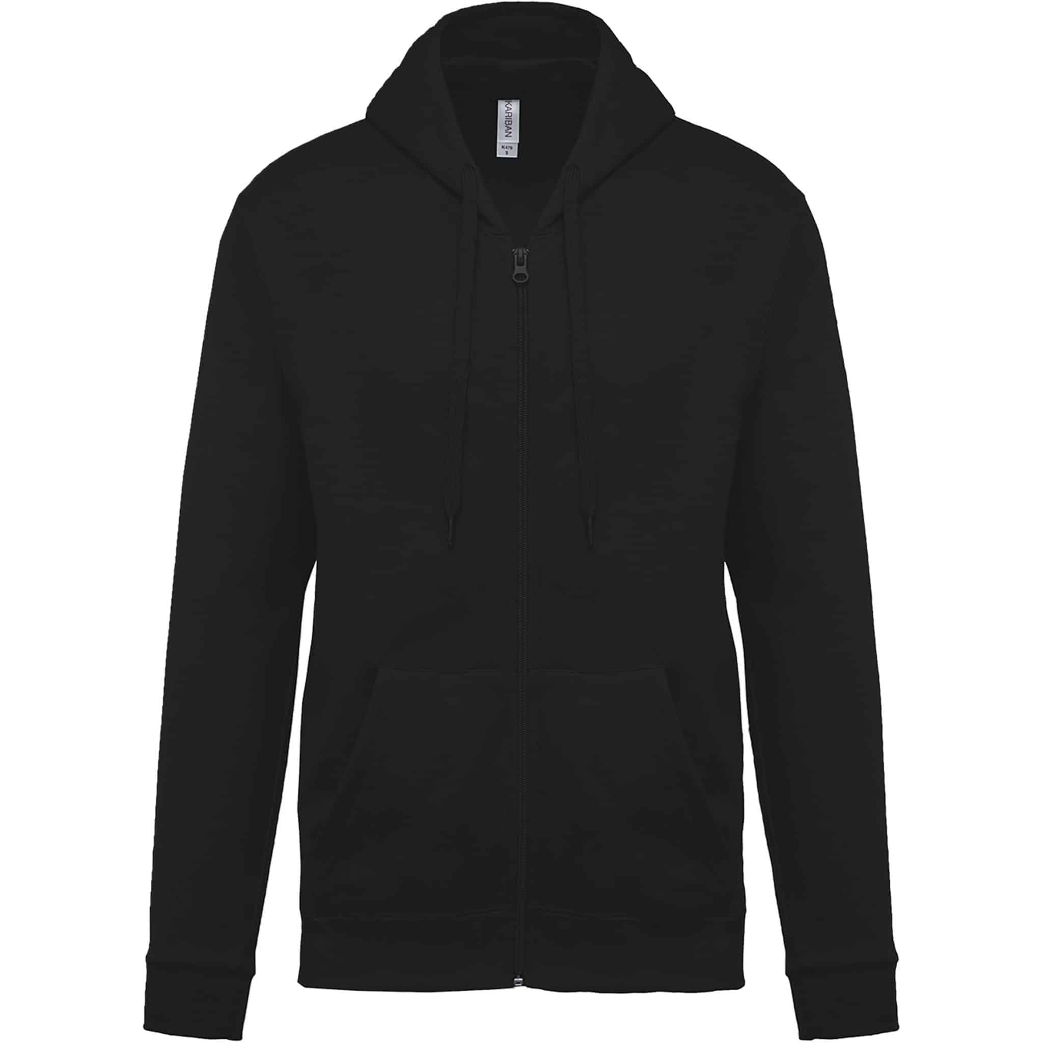 Miniature 18 pour Sweat-shirt zippé capuche unisexe