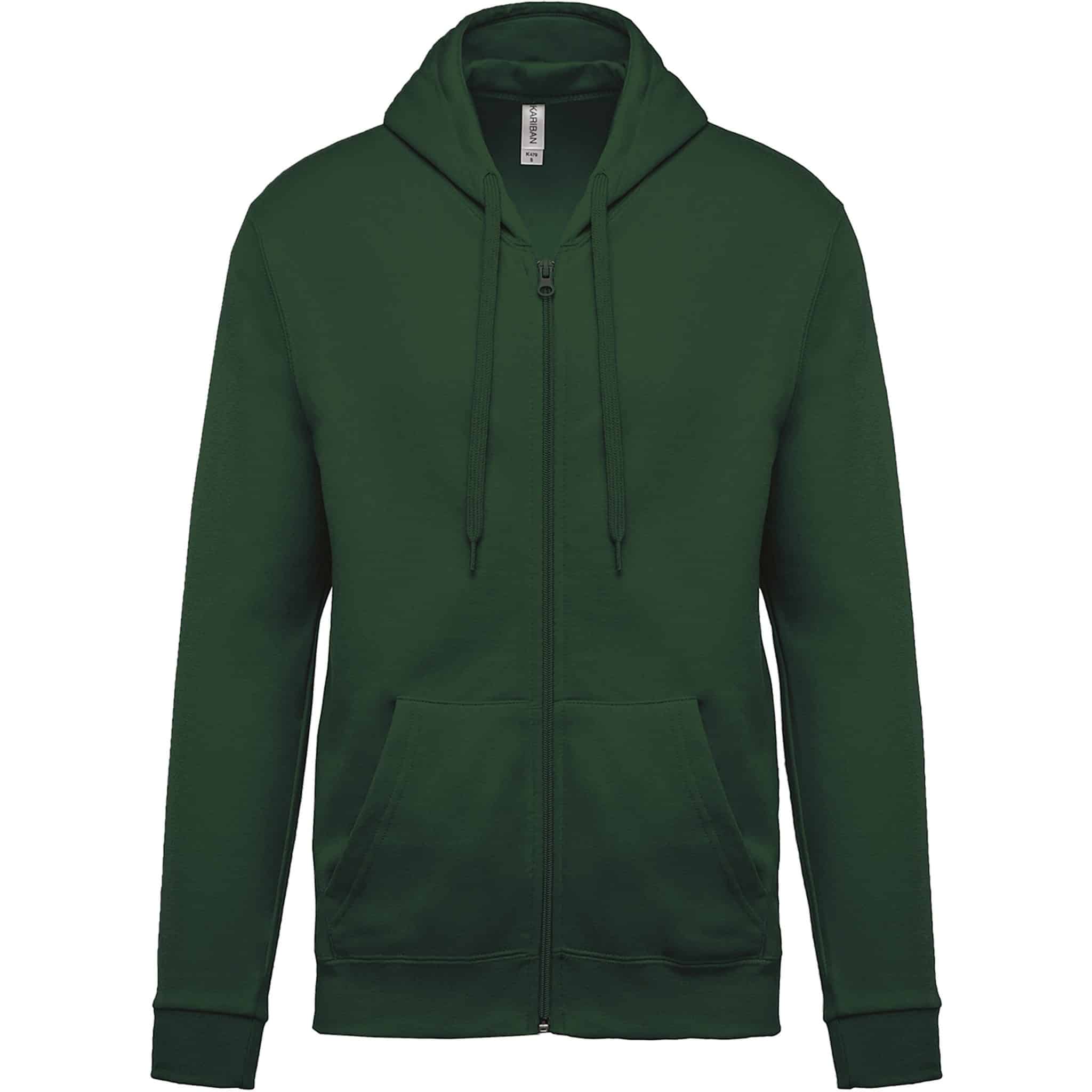 Miniature 22 pour Sweat-shirt zippé capuche unisexe