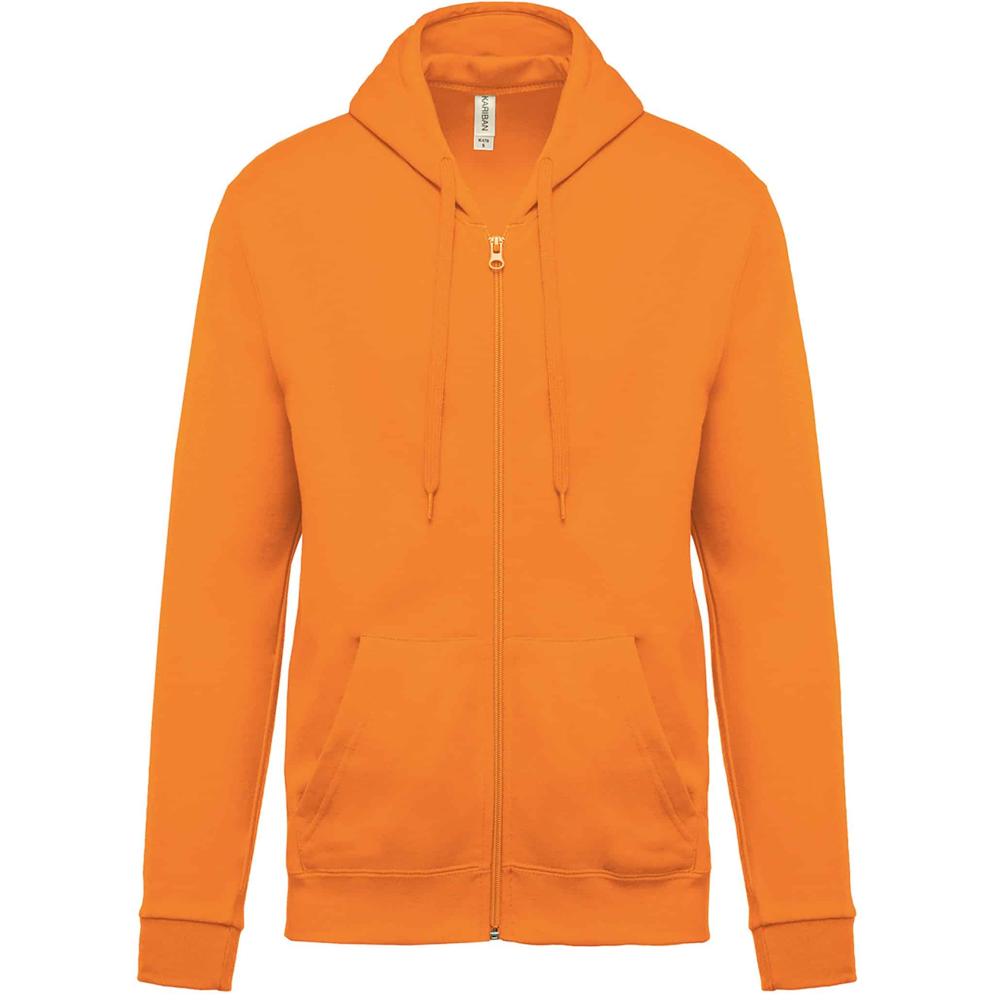 Miniature 29 pour Sweat-shirt zippé capuche unisexe