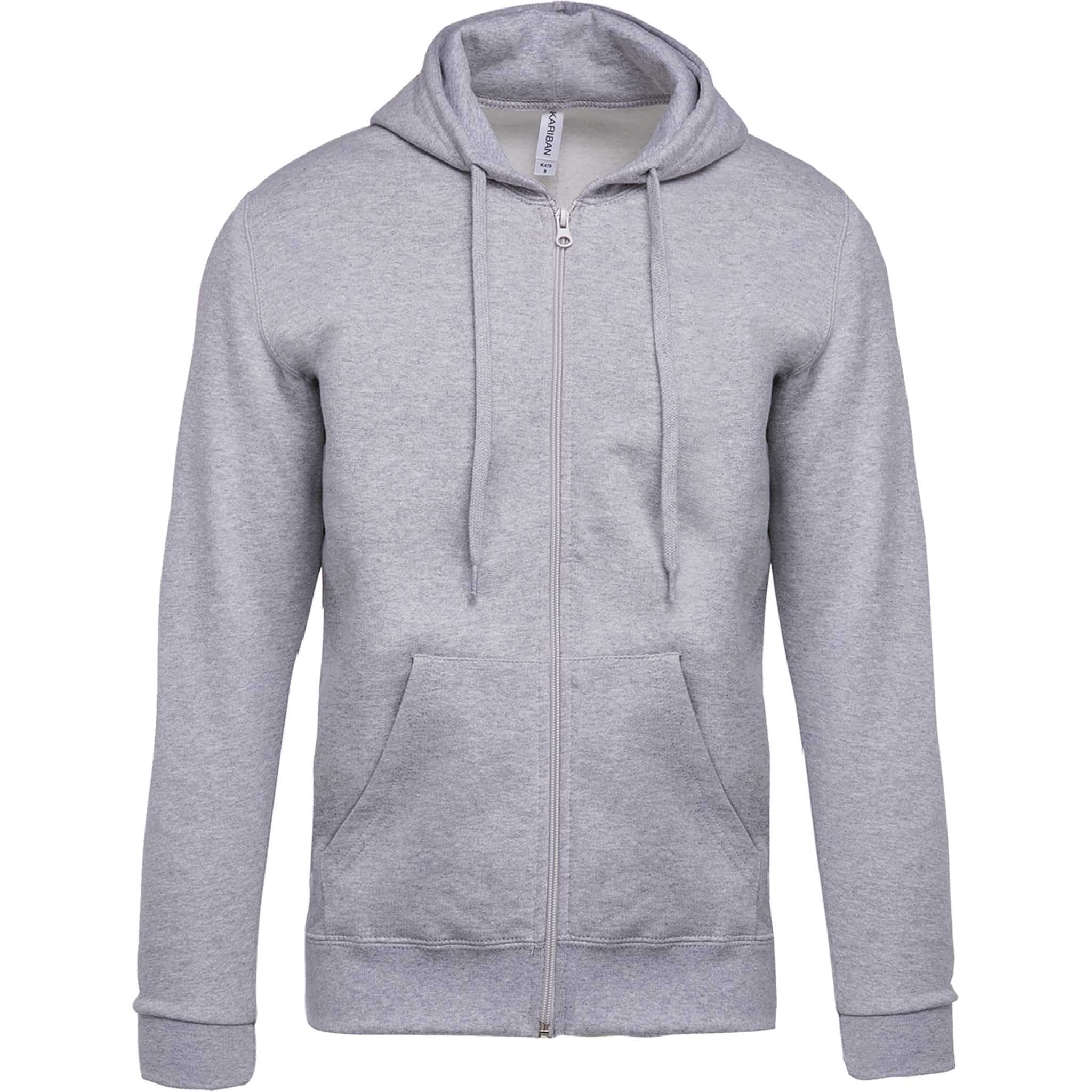 Miniature 30 pour Sweat-shirt zippé capuche unisexe