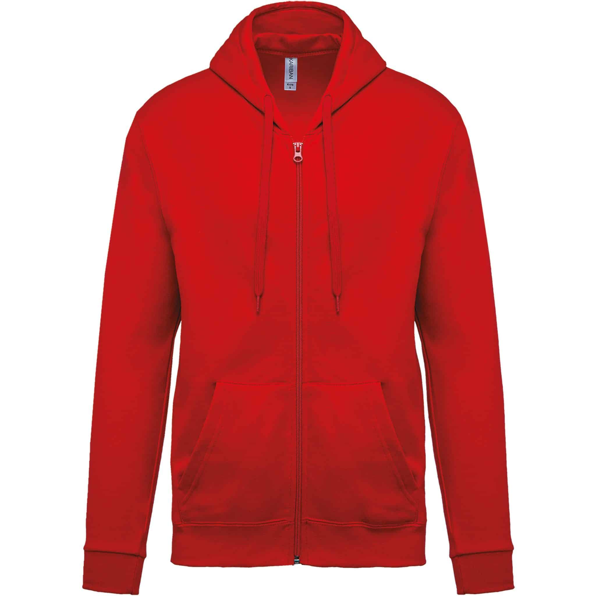 Miniature 32 pour Sweat-shirt zippé capuche unisexe