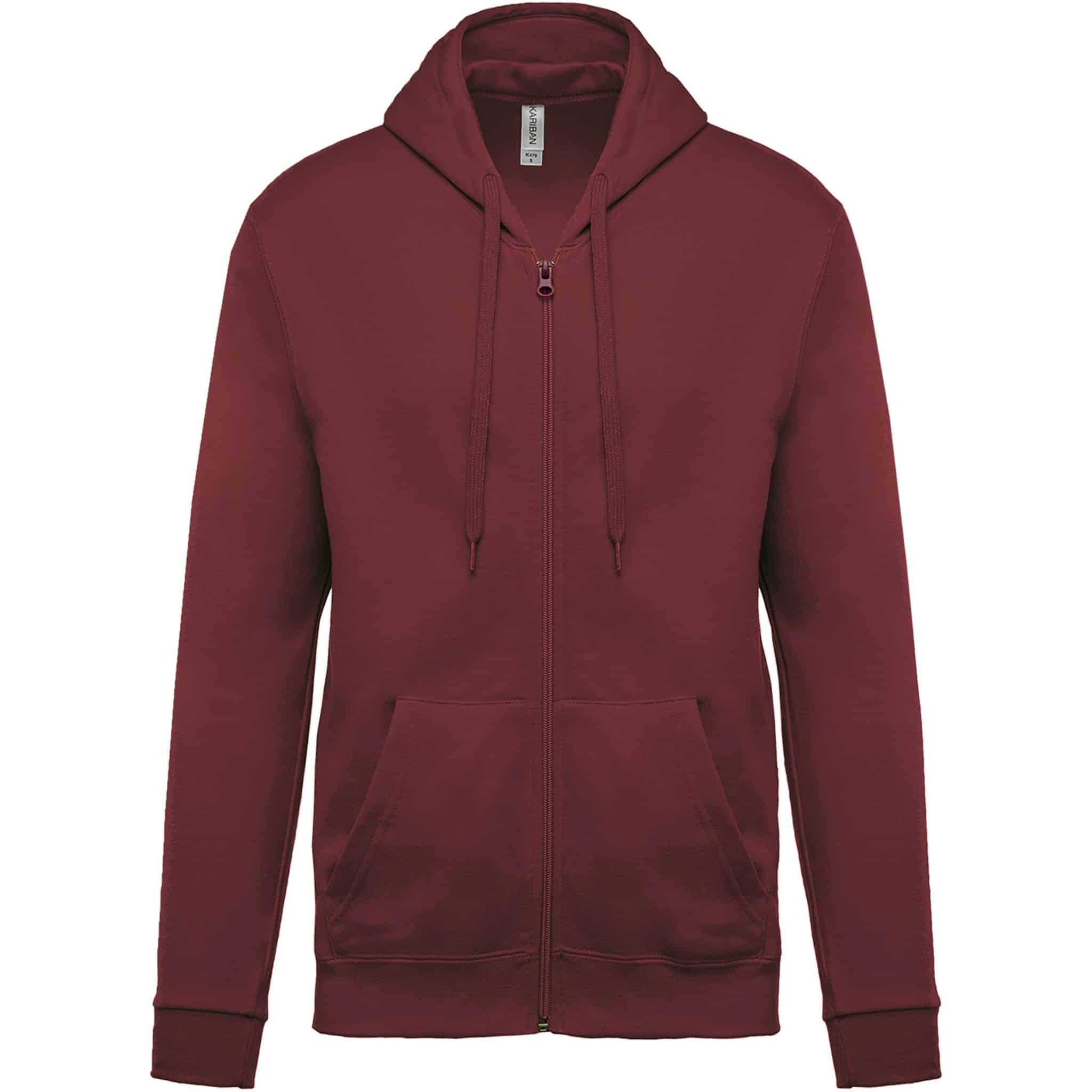Miniature 36 pour Sweat-shirt zippé capuche unisexe