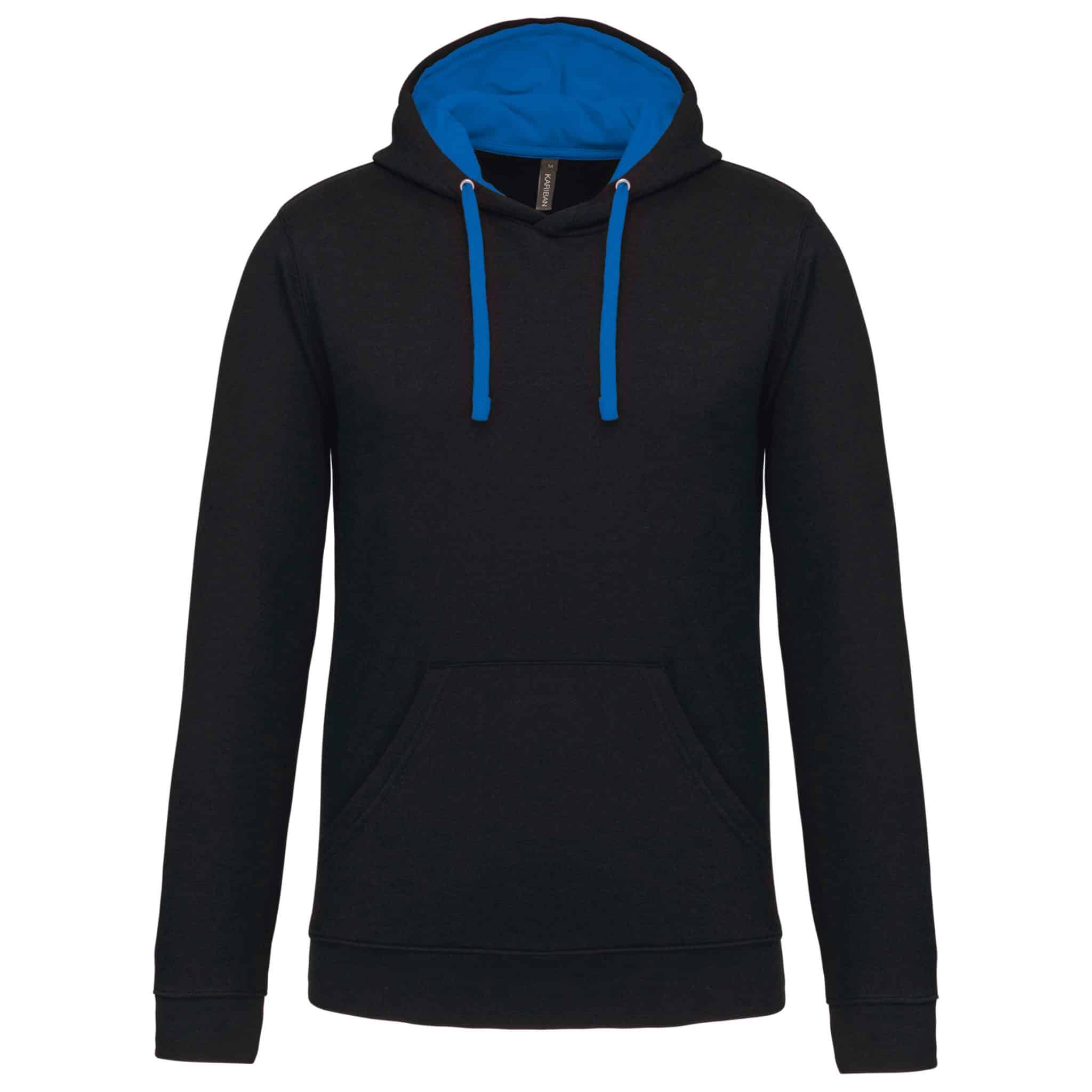 Miniature 7 pour Sweat-shirt capuche contrastée homme