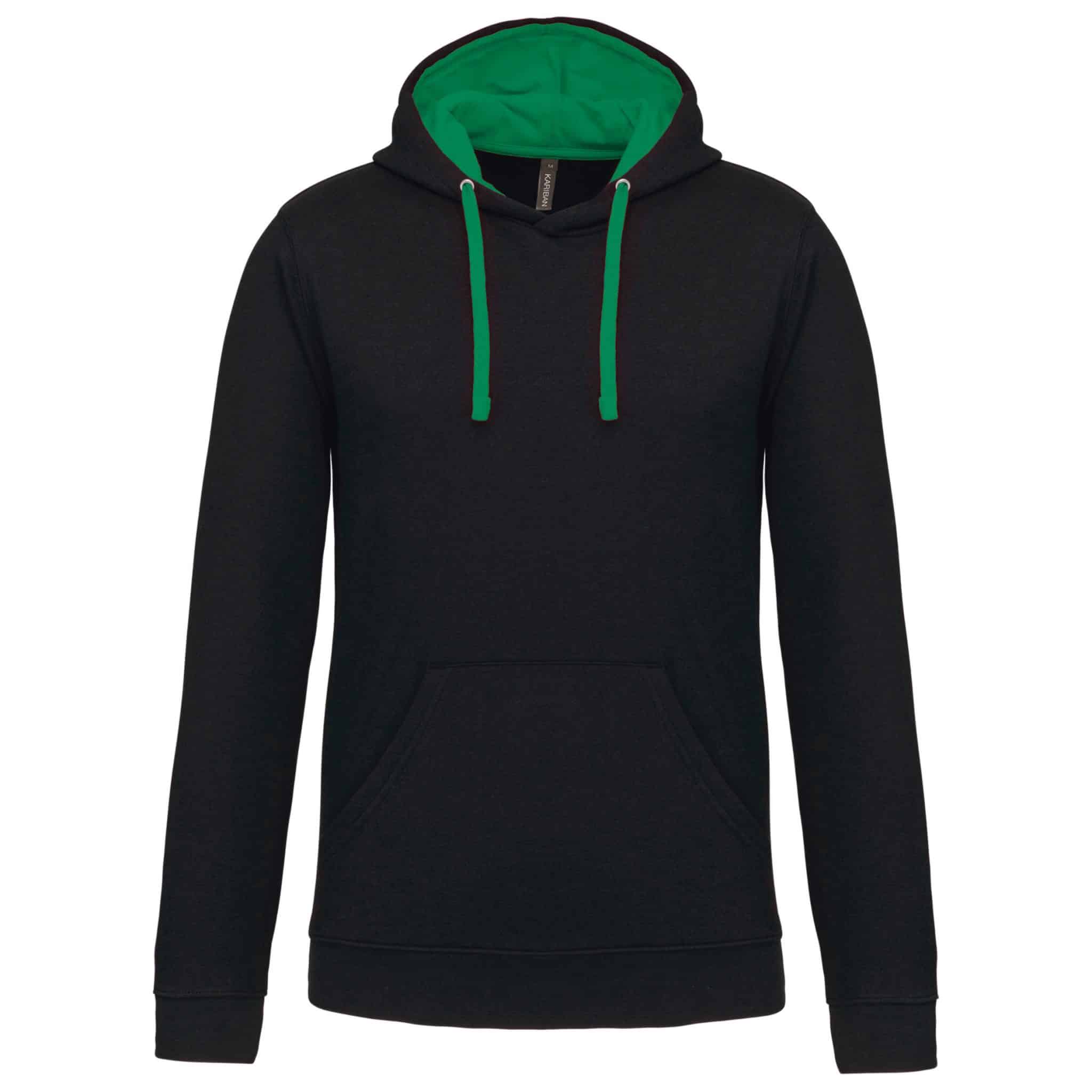 Miniature 6 pour Sweat-shirt capuche contrastée homme