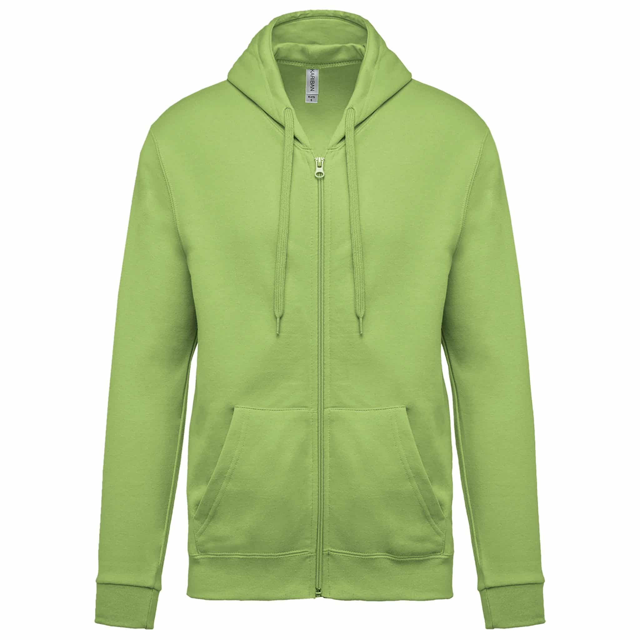 Miniature 27 pour Sweat-shirt zippé capuche unisexe