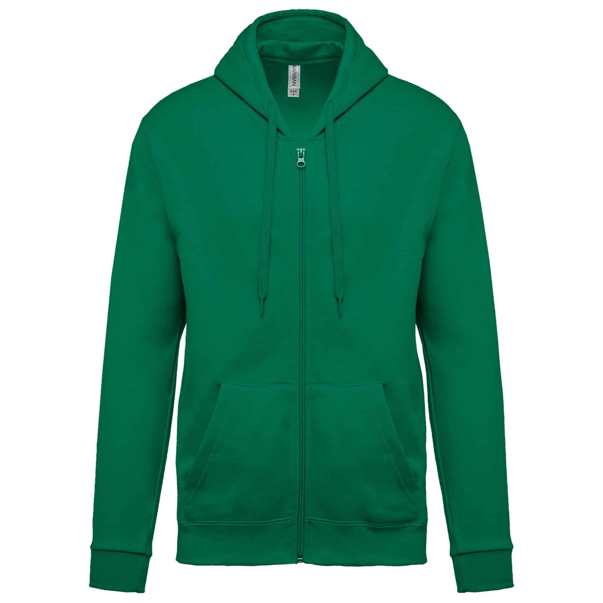 Miniature 24 pour Sweat-shirt zippé capuche unisexe
