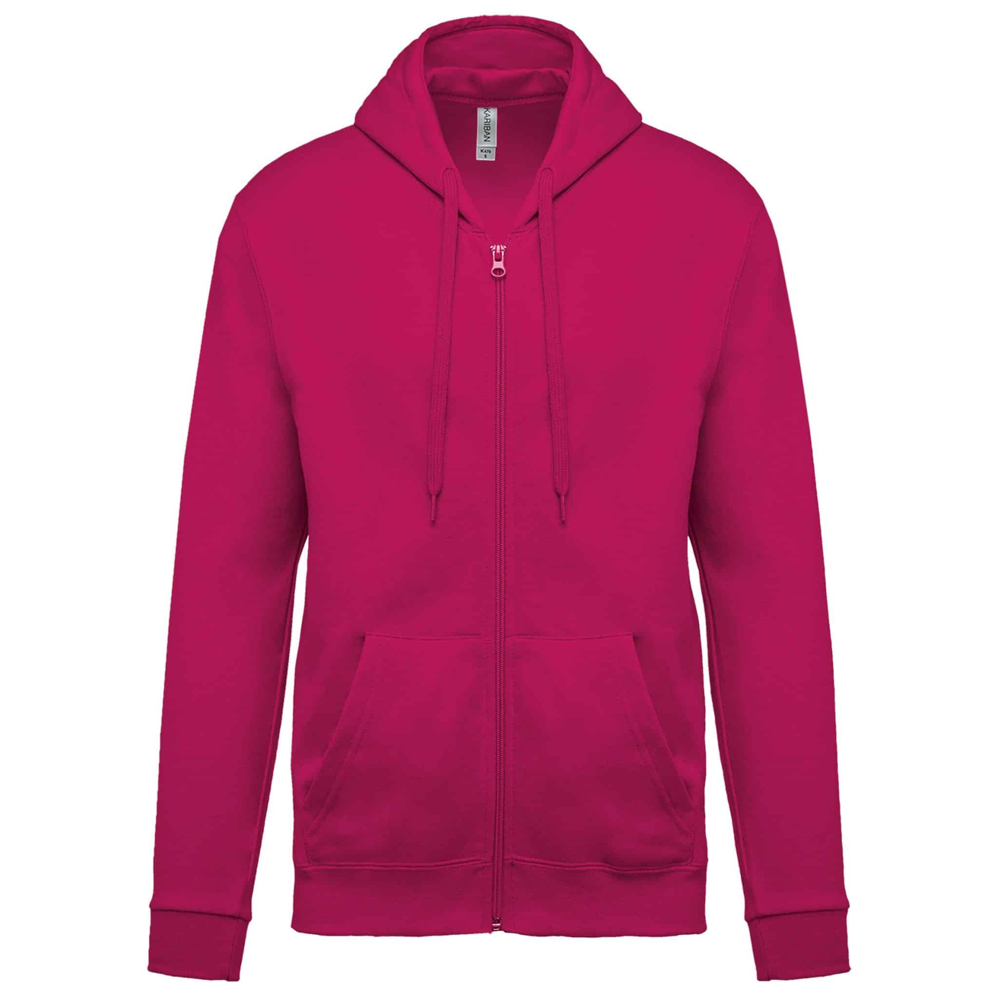 Miniature 23 pour Sweat-shirt zippé capuche unisexe