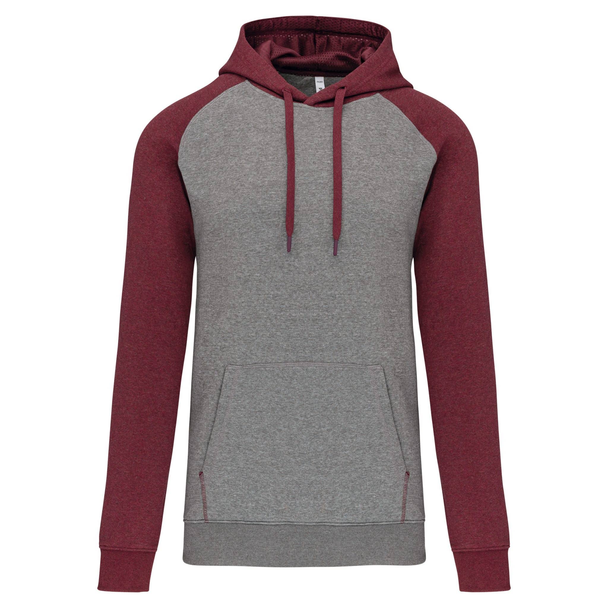 Miniature 9 pour Sweat-shirt à capuche bicolore unisexe