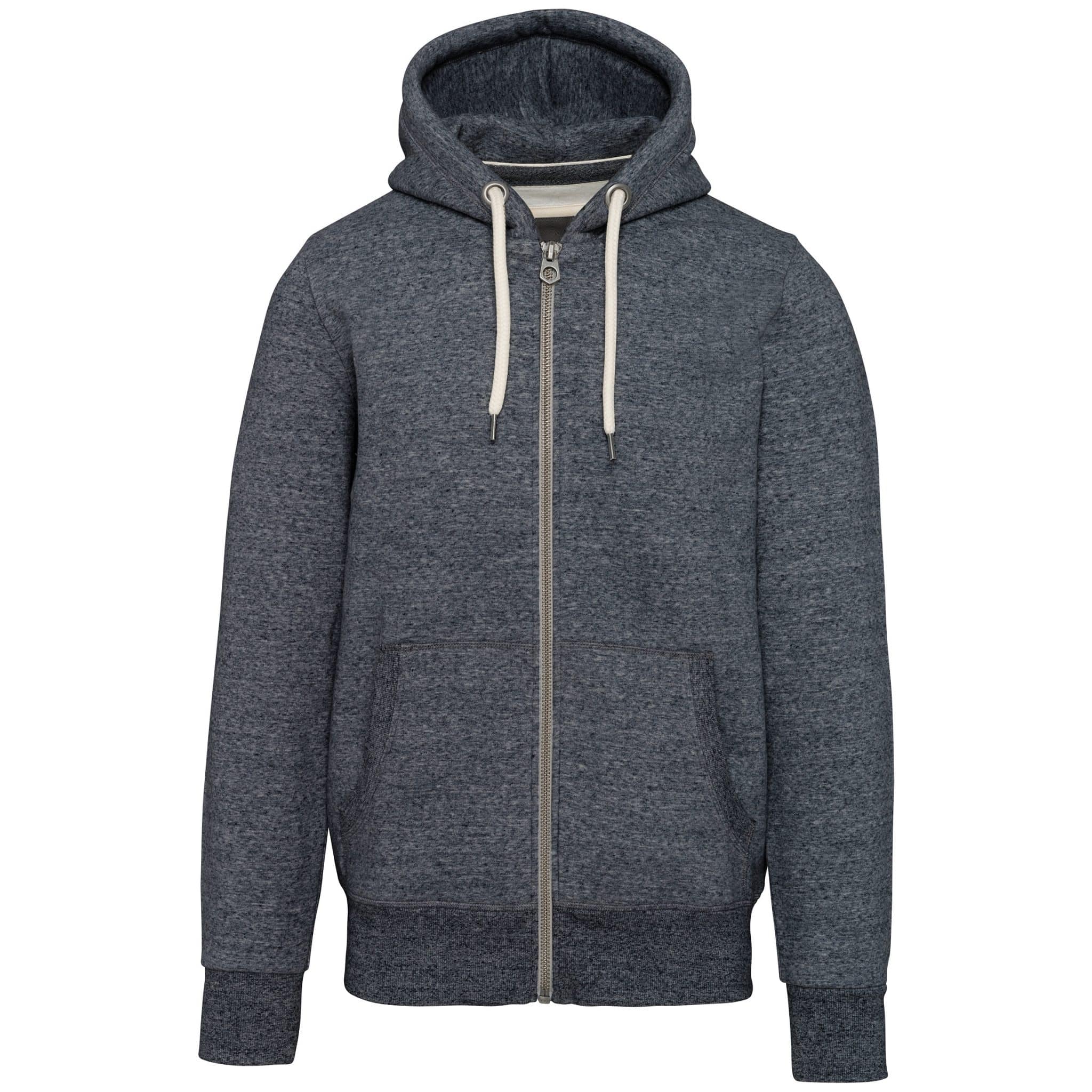 Miniature 12 pour Sweat-shirt vintage zippé à capuche homme