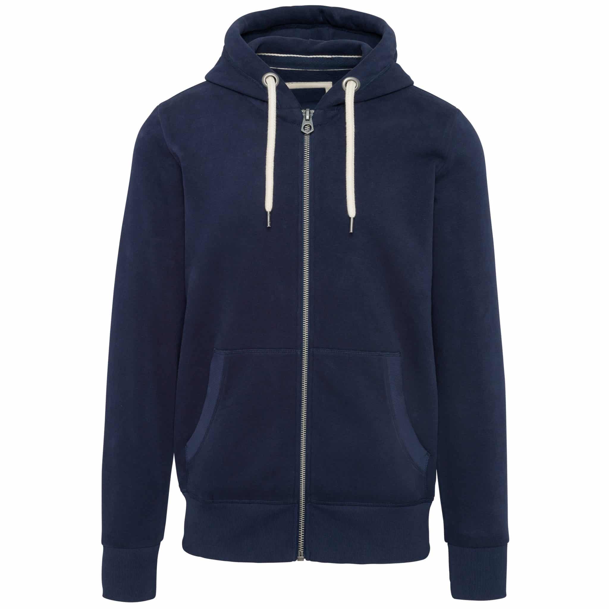 Miniature 16 pour Sweat-shirt vintage zippé à capuche homme