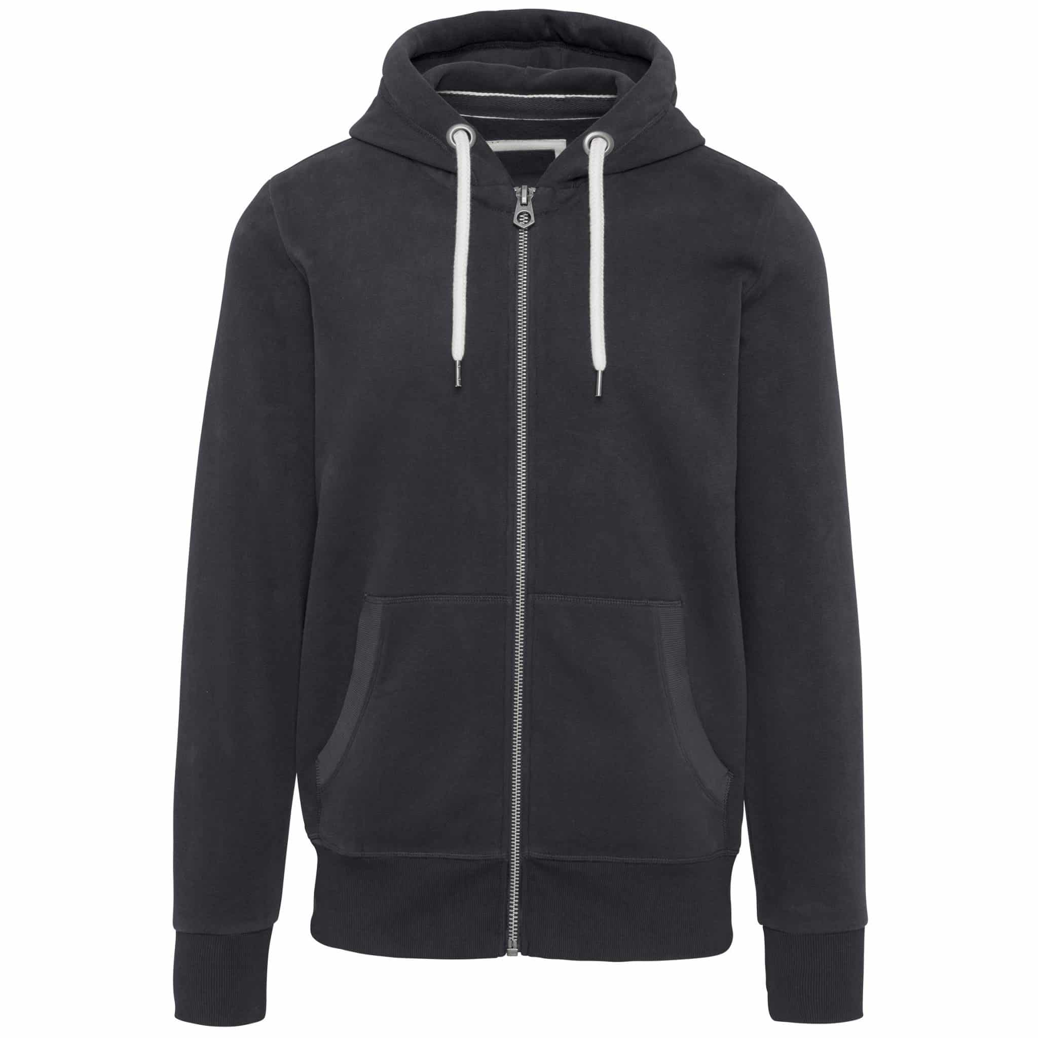 Miniature 14 pour Sweat-shirt vintage zippé à capuche homme
