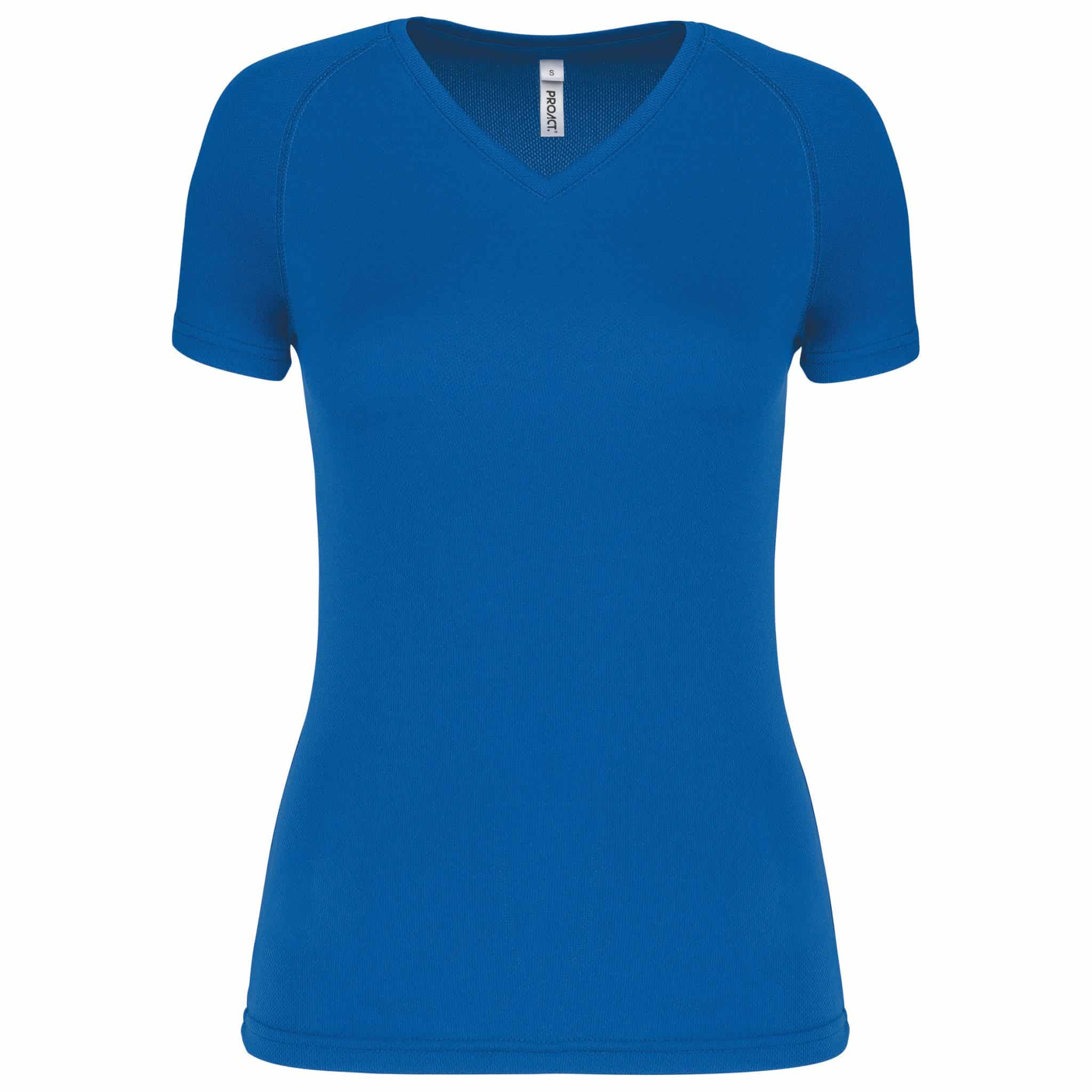 Miniature 21 pour T-shirt de sport manches courtes col v femme