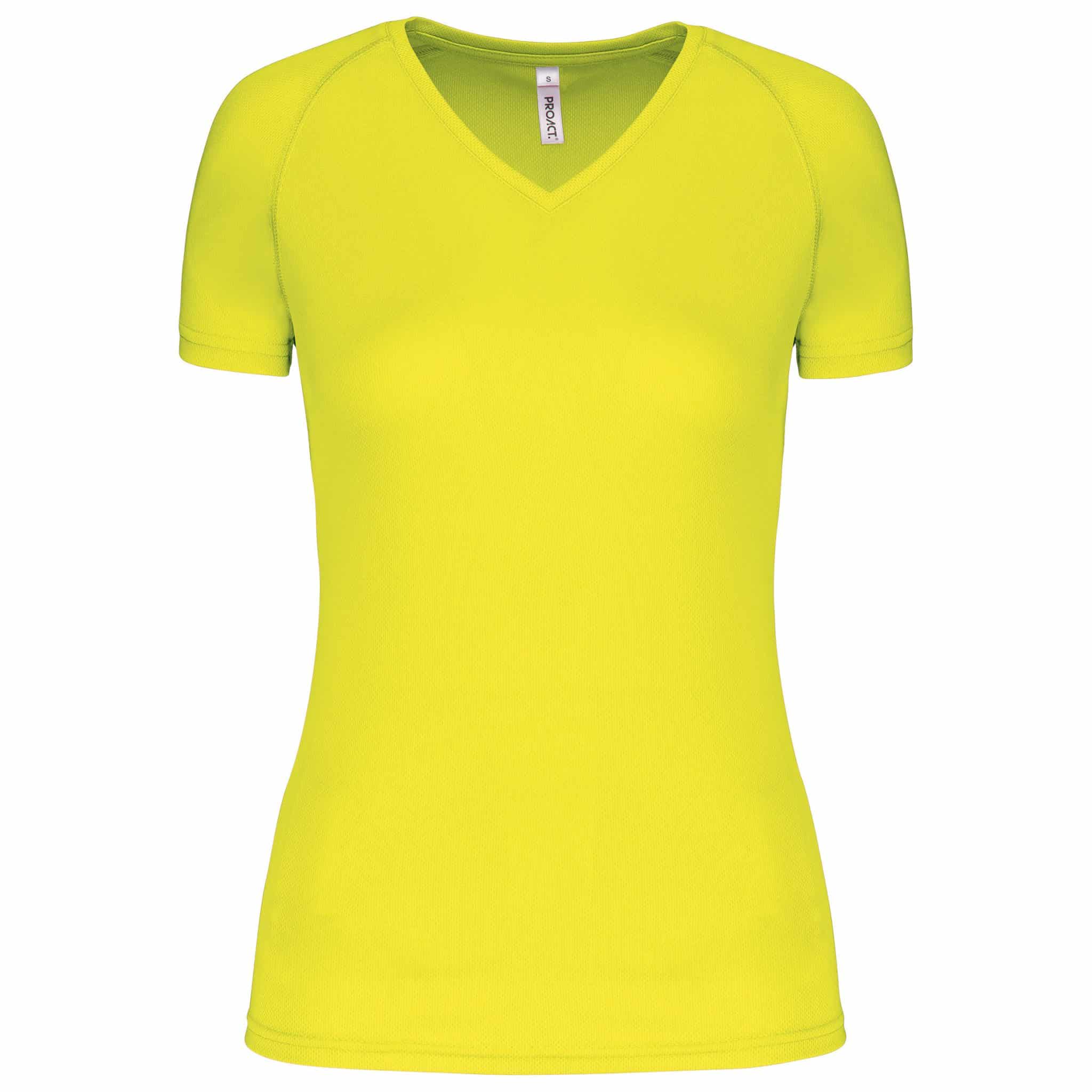 Miniature 14 pour T-shirt de sport manches courtes col v femme