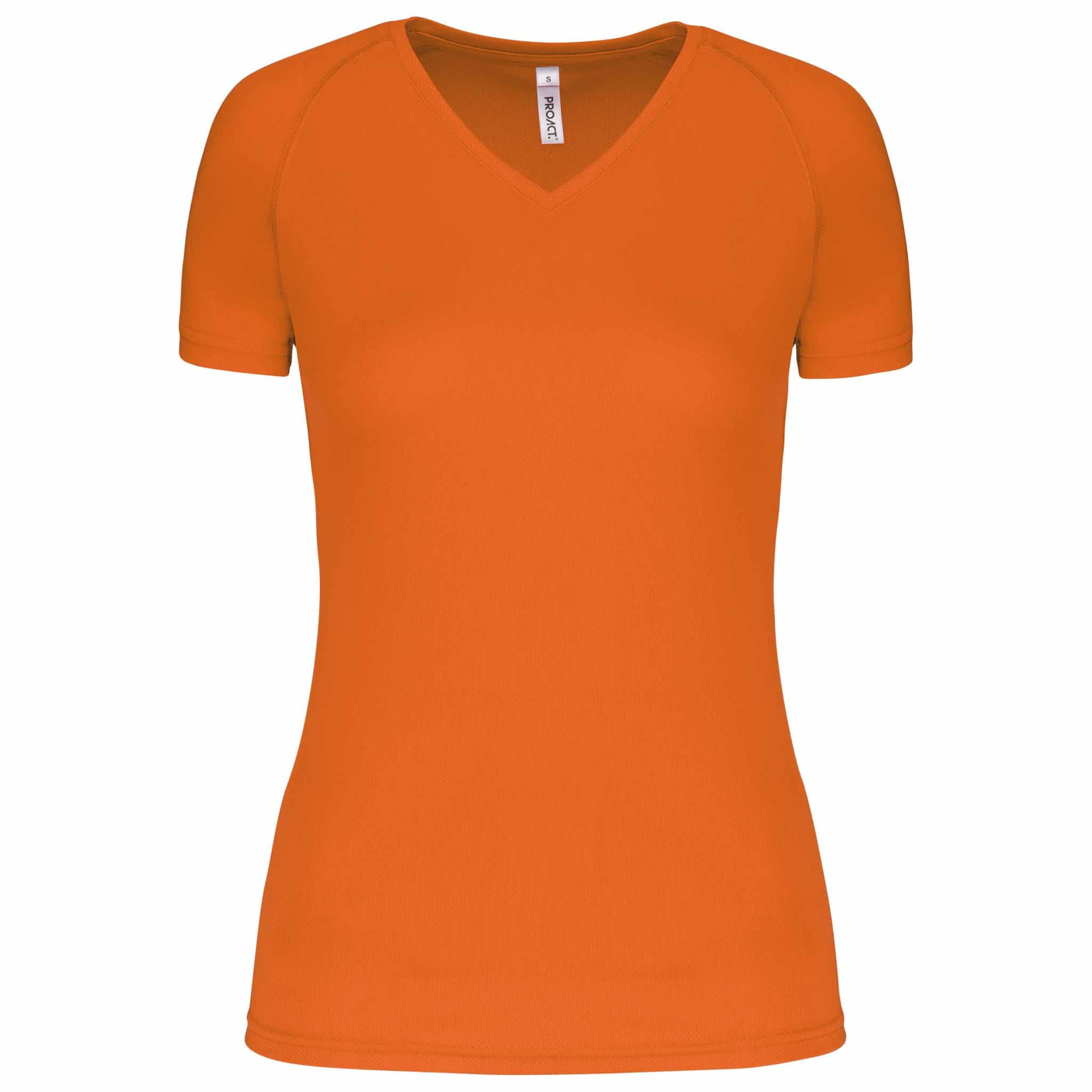 Miniature 13 pour T-shirt de sport manches courtes col v femme
