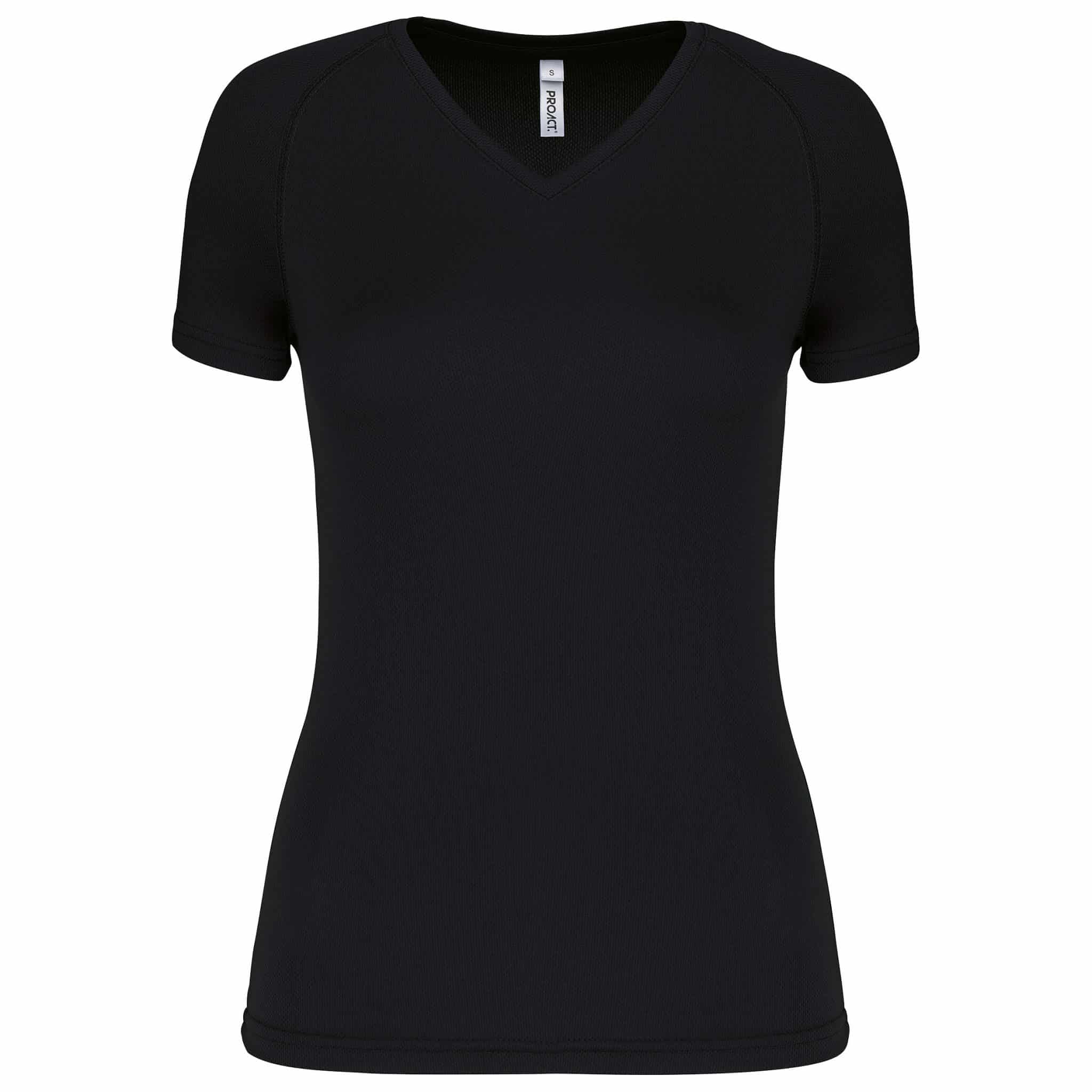 Miniature 11 pour T-shirt de sport manches courtes col v femme