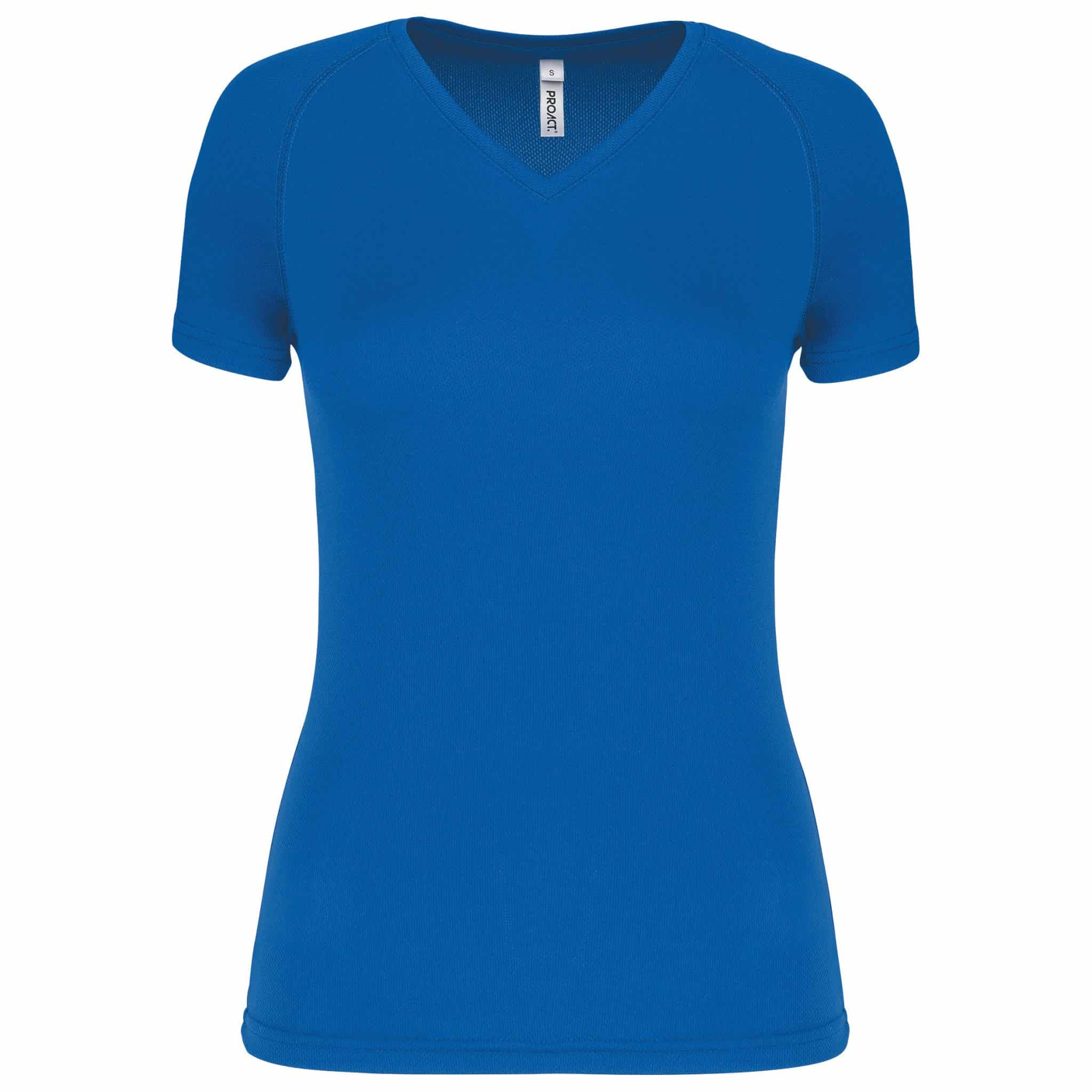 Miniature 10 pour T-shirt de sport manches courtes col v femme