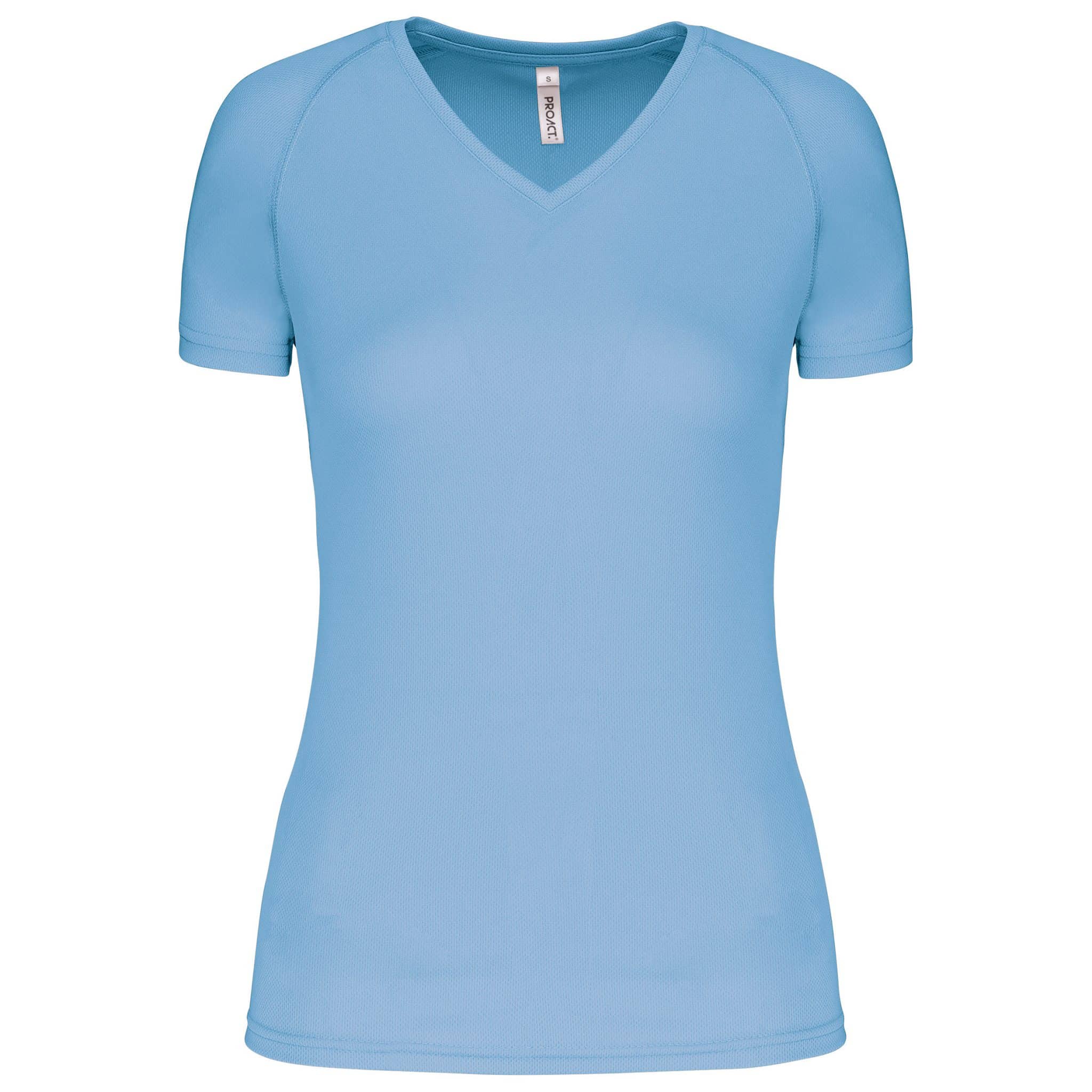Miniature 19 pour T-shirt de sport manches courtes col v femme