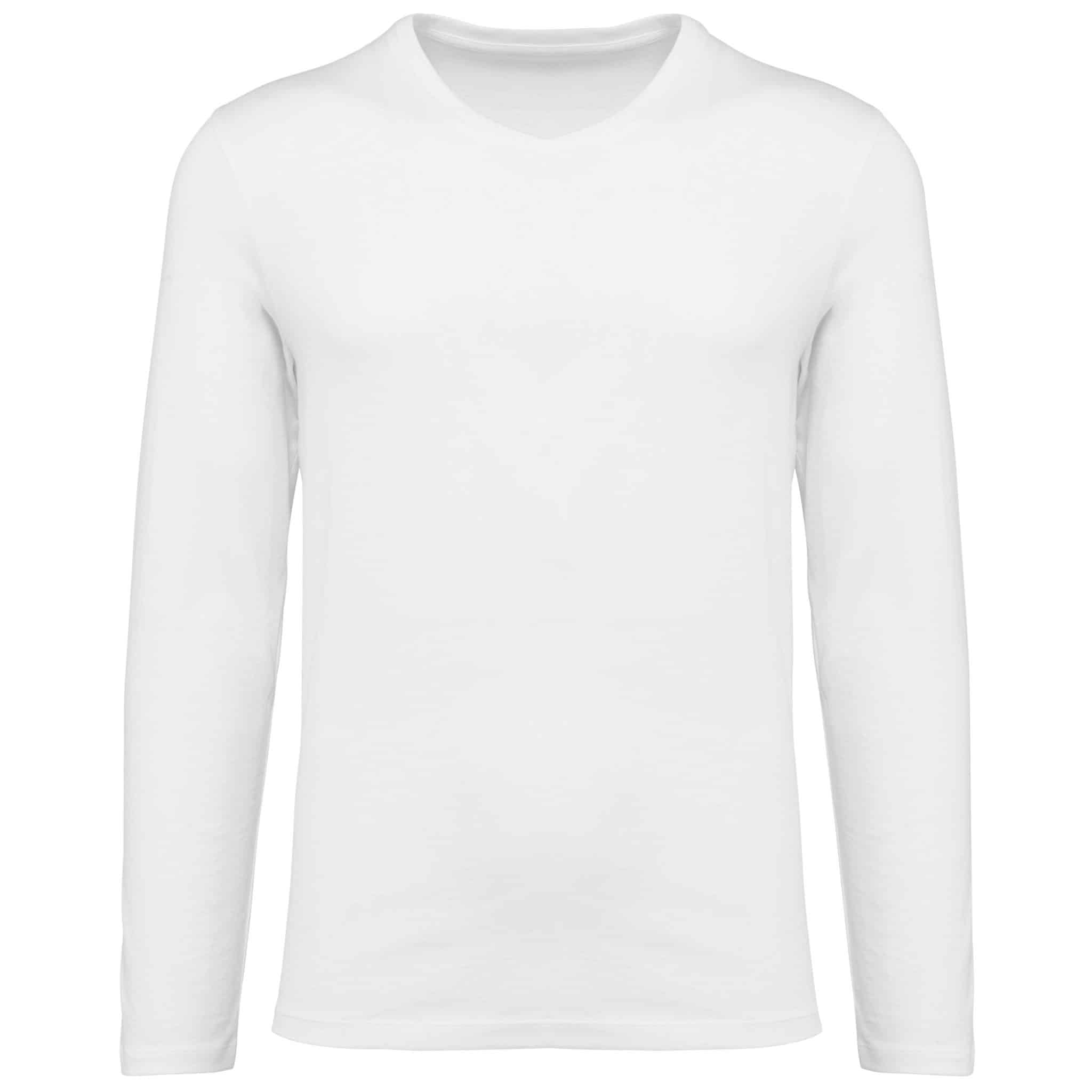Miniature 14 pour T-shirt Supima® col V manches longues homme