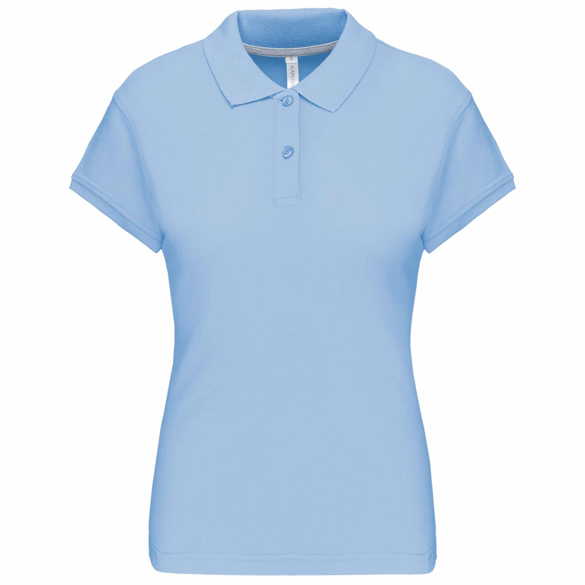 Miniature 24 pour Polo manches courtes femme