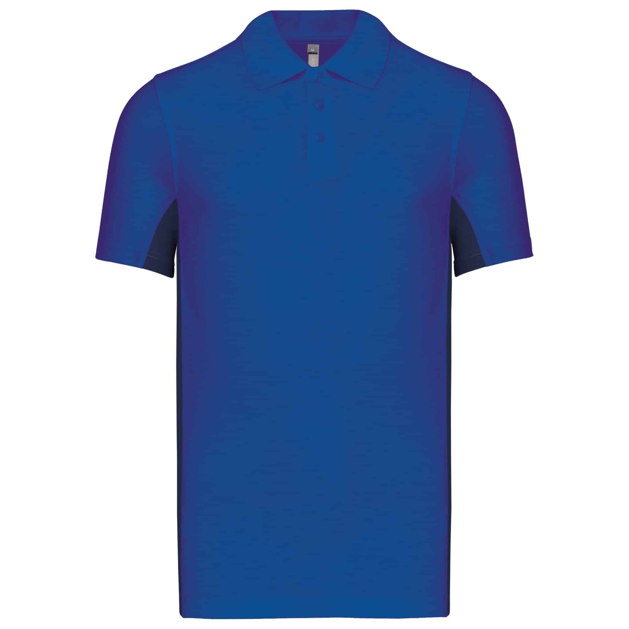 Miniature 15 pour Polo piqué manches courtes bicolore homme