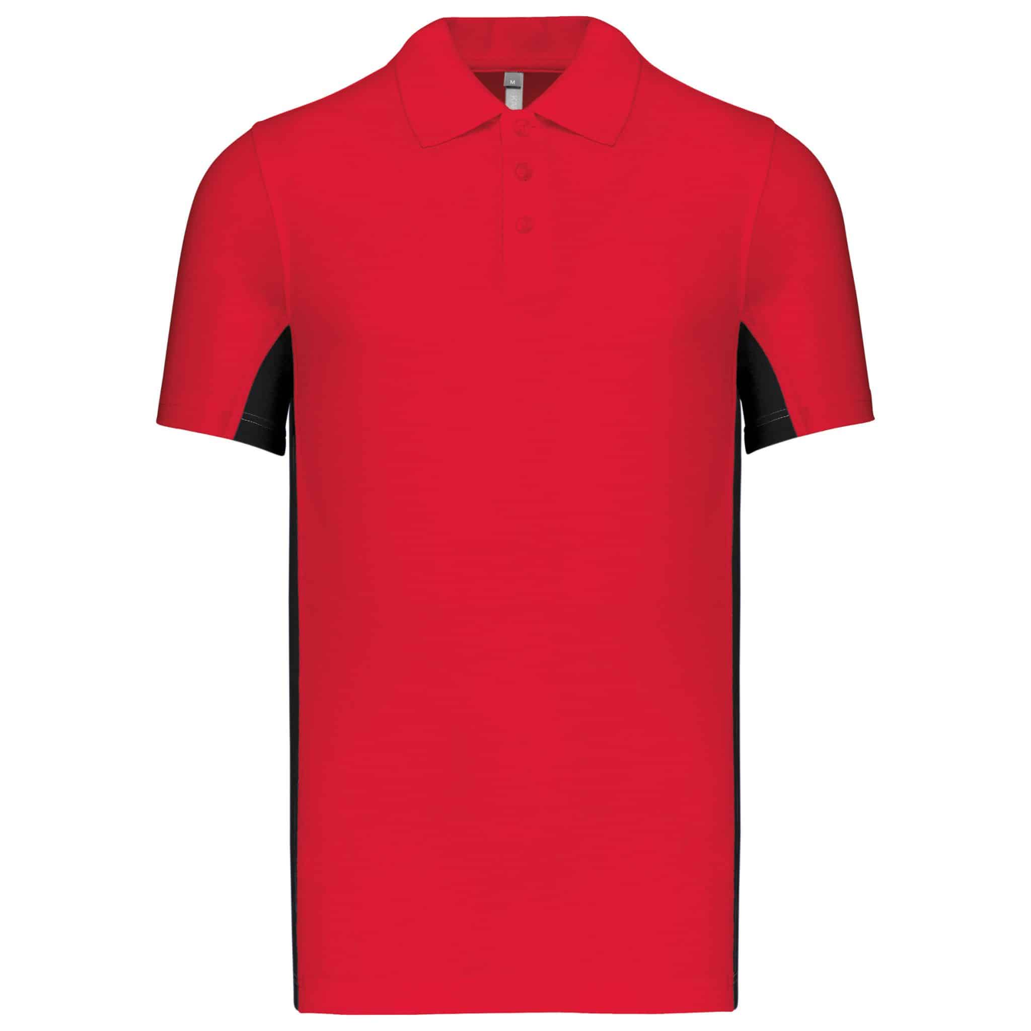 Miniature 14 pour Polo piqué manches courtes bicolore homme