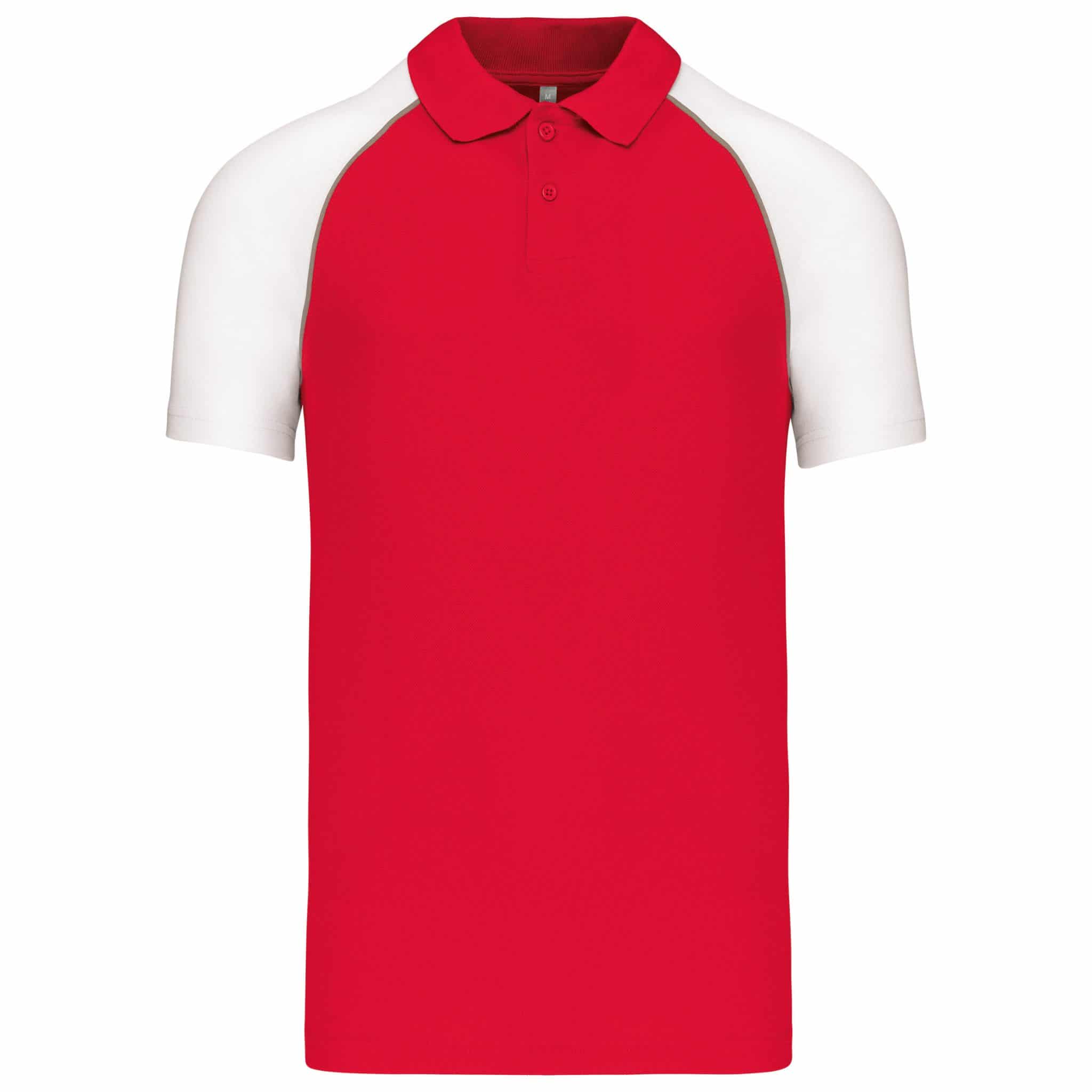 Miniature 16 pour Polo baseball manches courtes