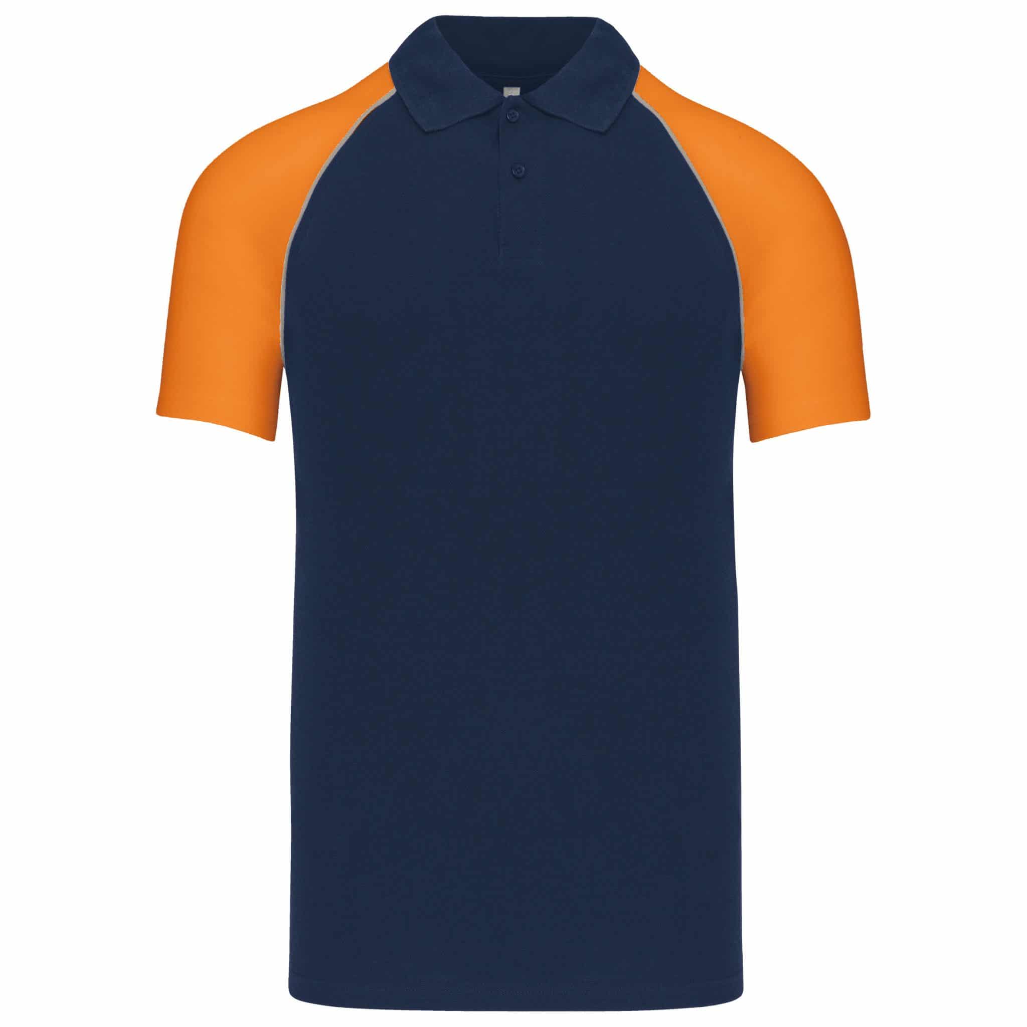 Miniature 12 pour Polo baseball manches courtes