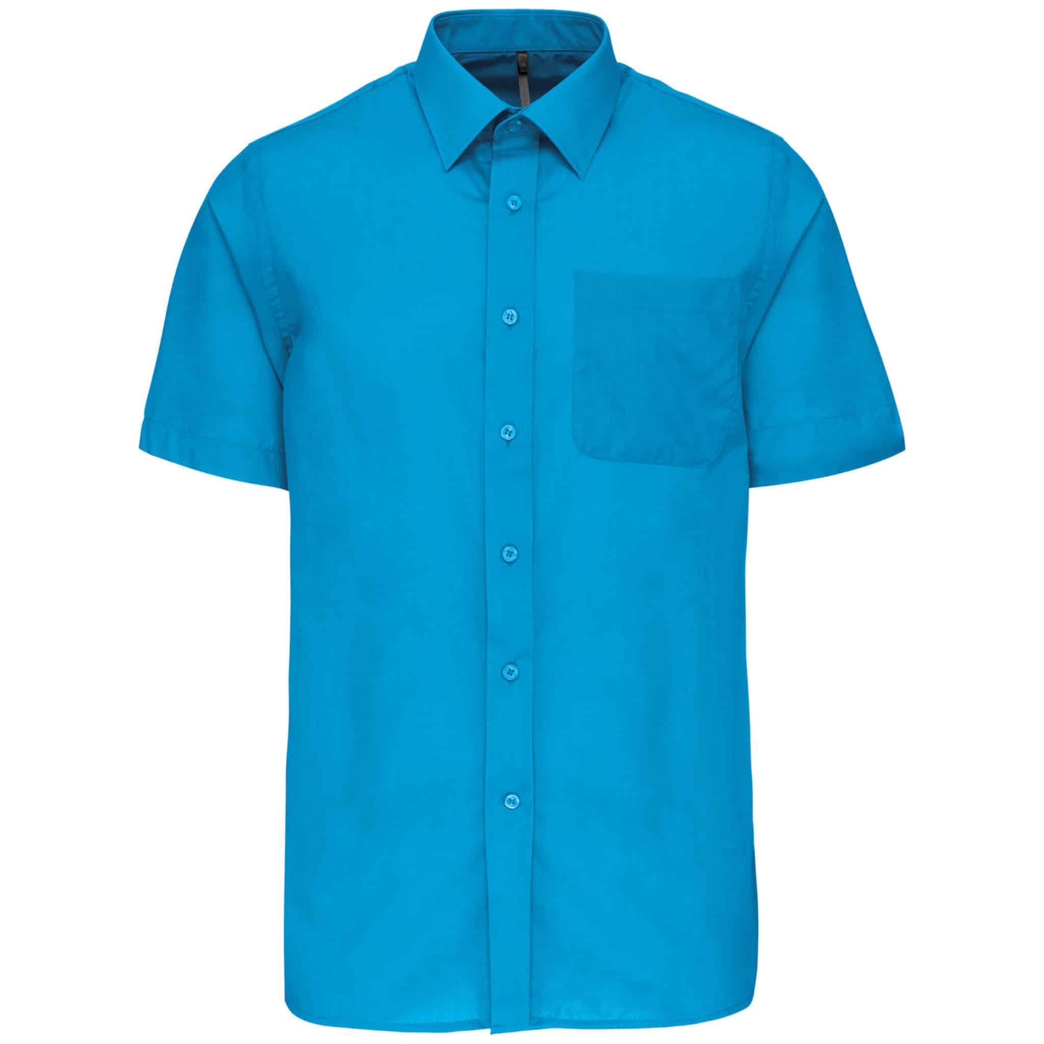 Miniature 14 pour Chemise popeline polycoton manches courtes entretien facile homme