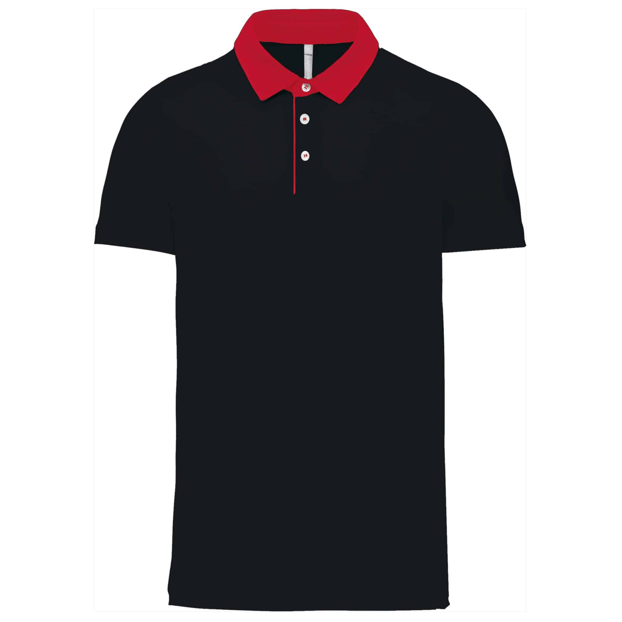 Miniature 13 pour Polo jersey bicolore homme