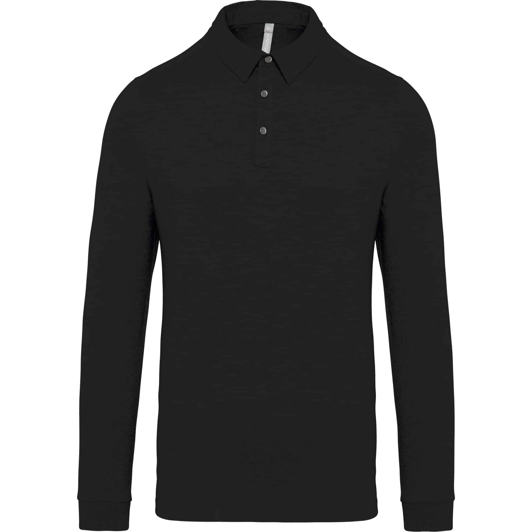 Miniature 12 pour Polo jersey manches longues homme