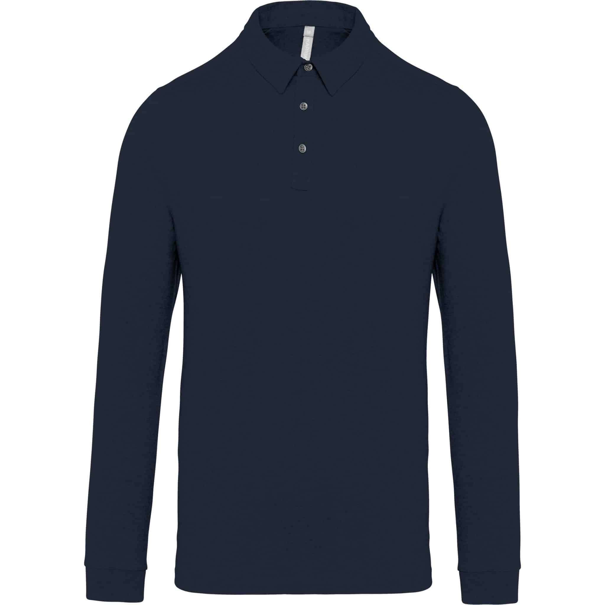 Miniature 14 pour Polo jersey manches longues homme