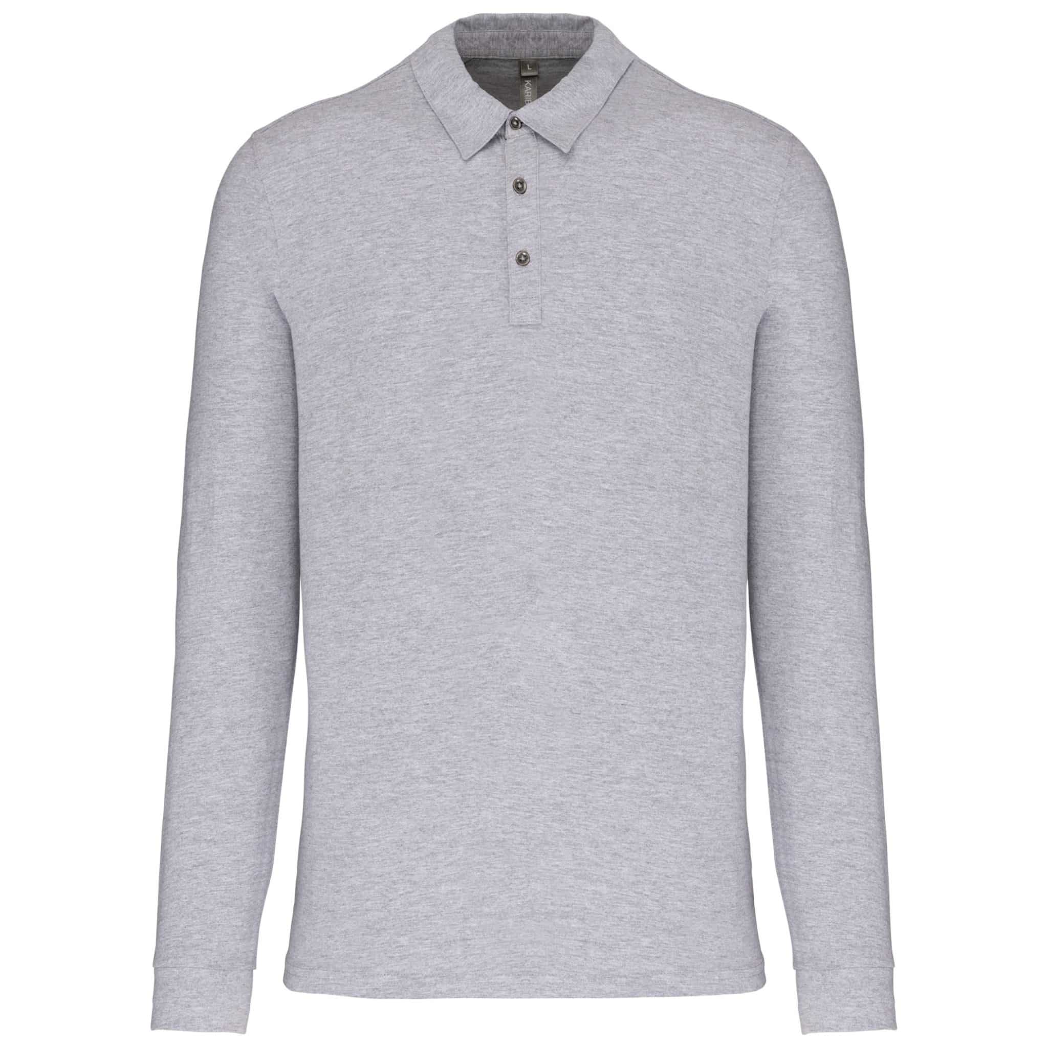 Miniature 15 pour Polo jersey manches longues homme