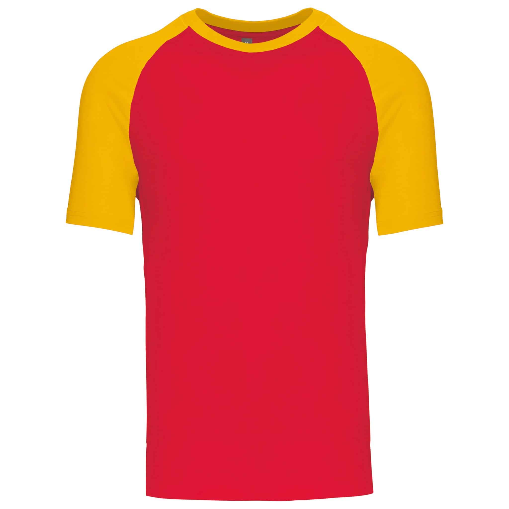 Miniature 15 pour Baseball > t-shirt bicolore manches courtes