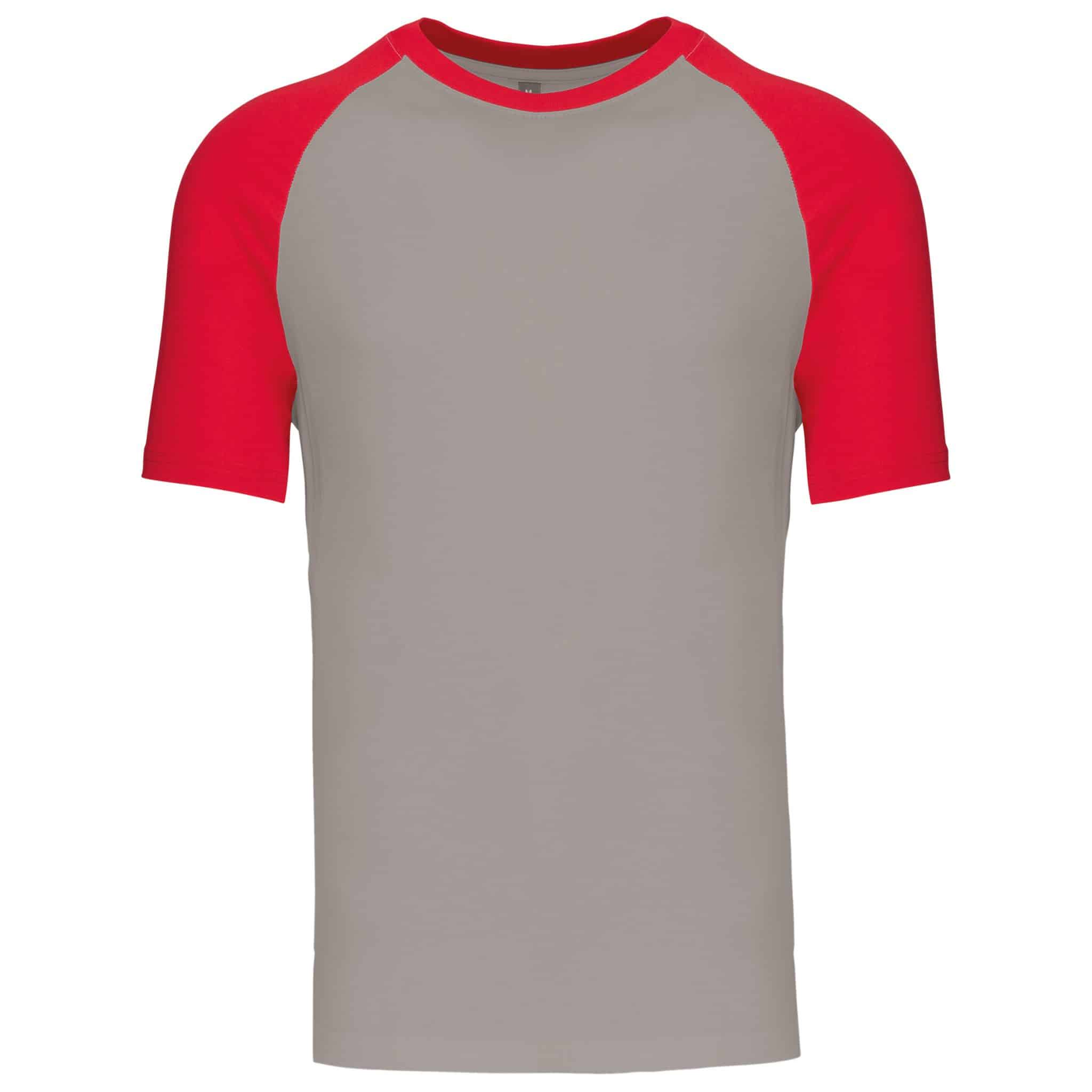Miniature 10 pour Baseball > t-shirt bicolore manches courtes