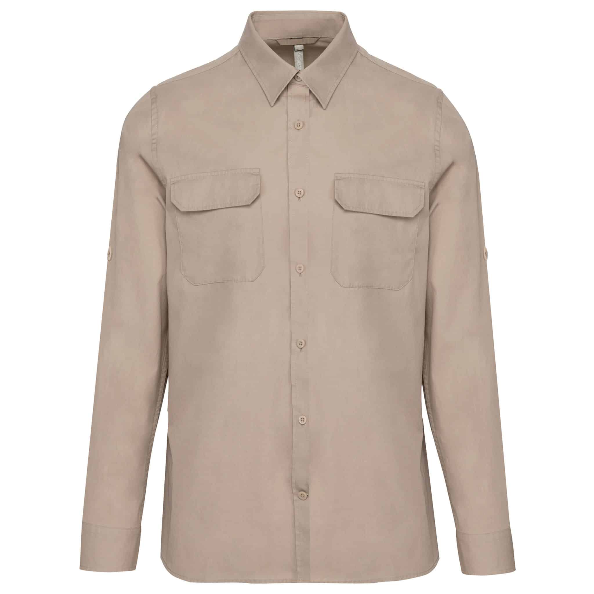 Miniature 12 pour Chemise safari manches longues homme