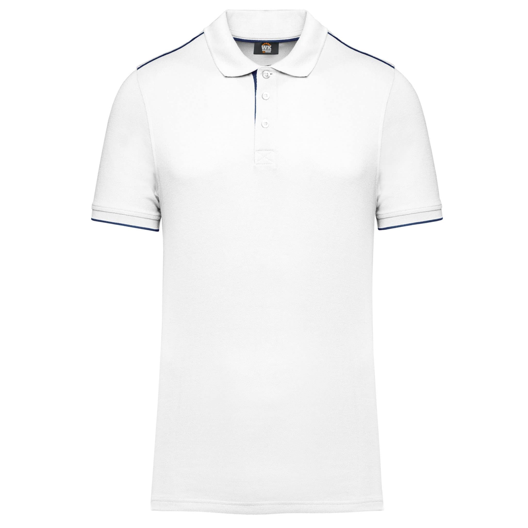 Miniature 25 pour Polo Day To Day contrasté manches courtes homme