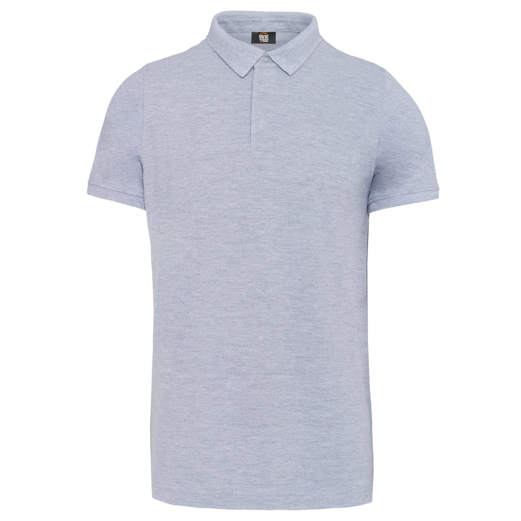 Miniature 14 pour Polo col boutons pression manches courtes homme