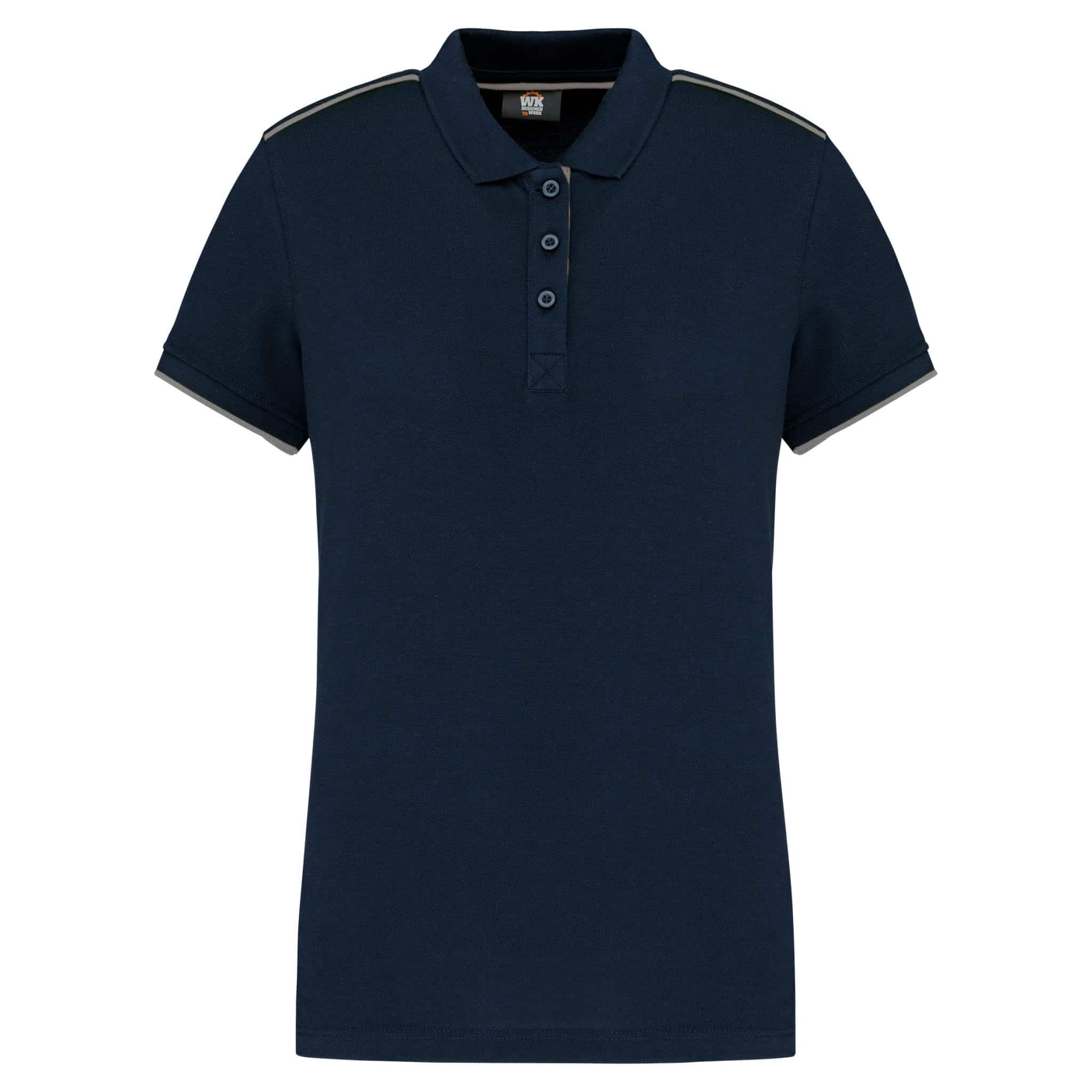 Miniature 21 pour Polo Day To Day contrasté manches courtes femme