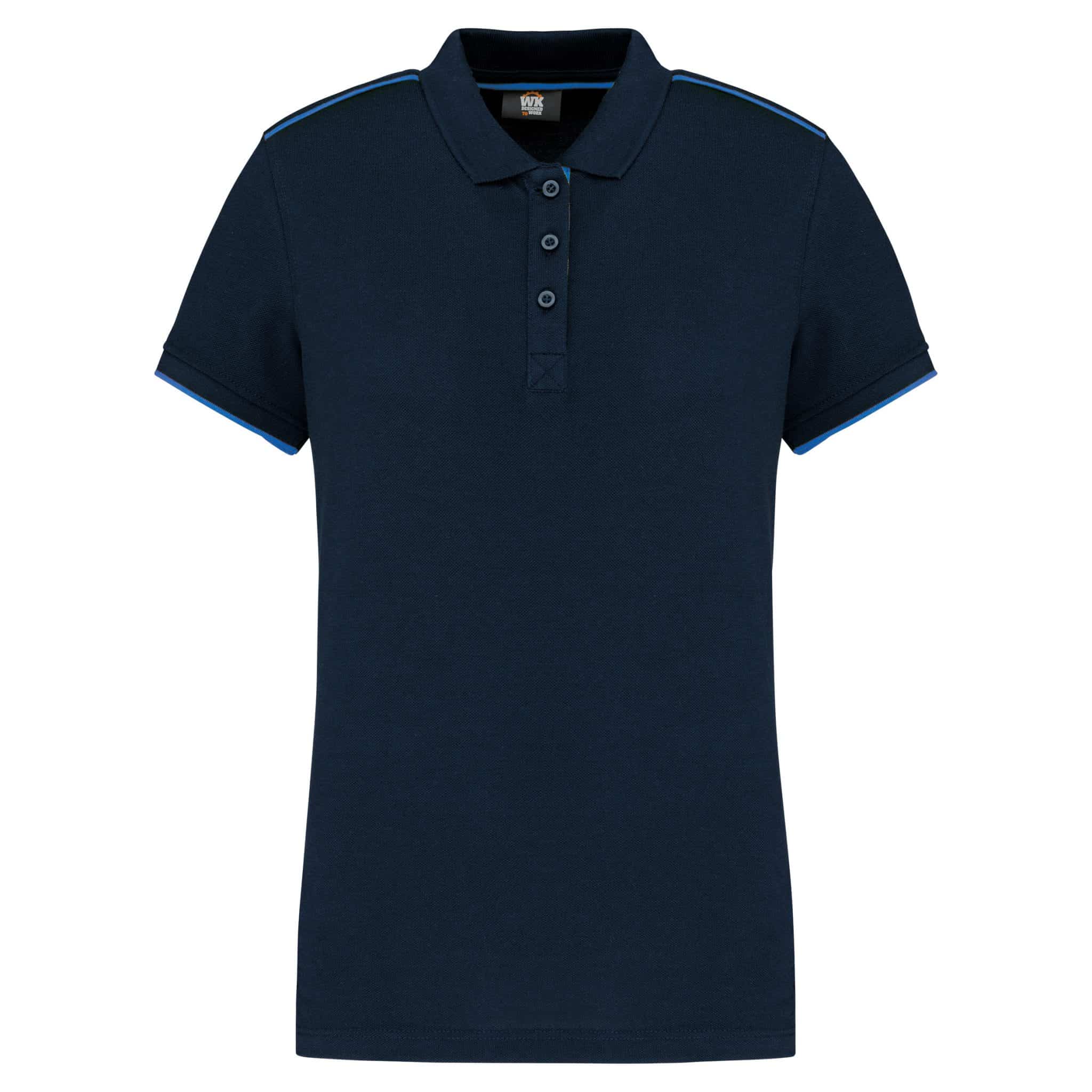 Miniature 20 pour Polo Day To Day contrasté manches courtes femme