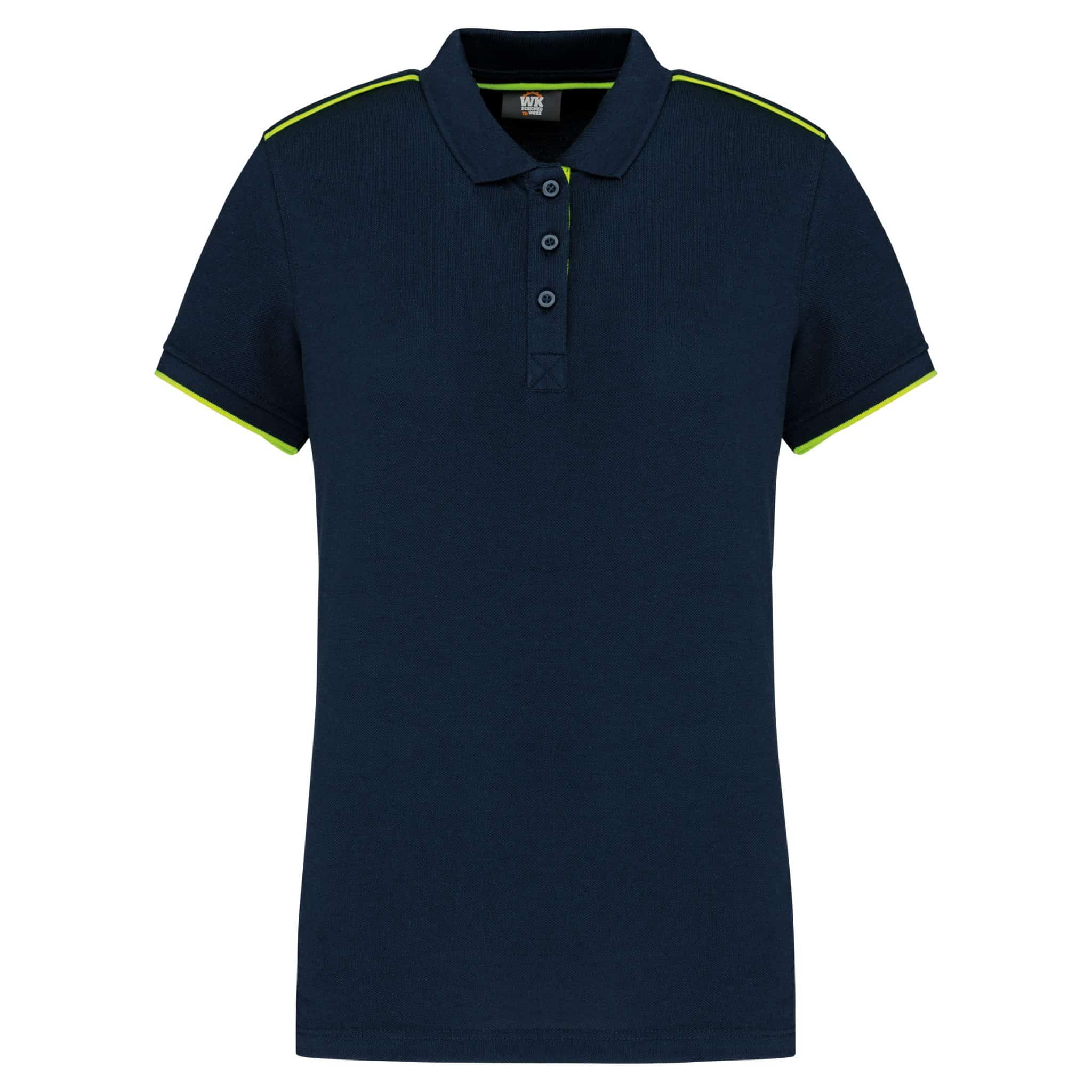 Miniature 19 pour Polo Day To Day contrasté manches courtes femme