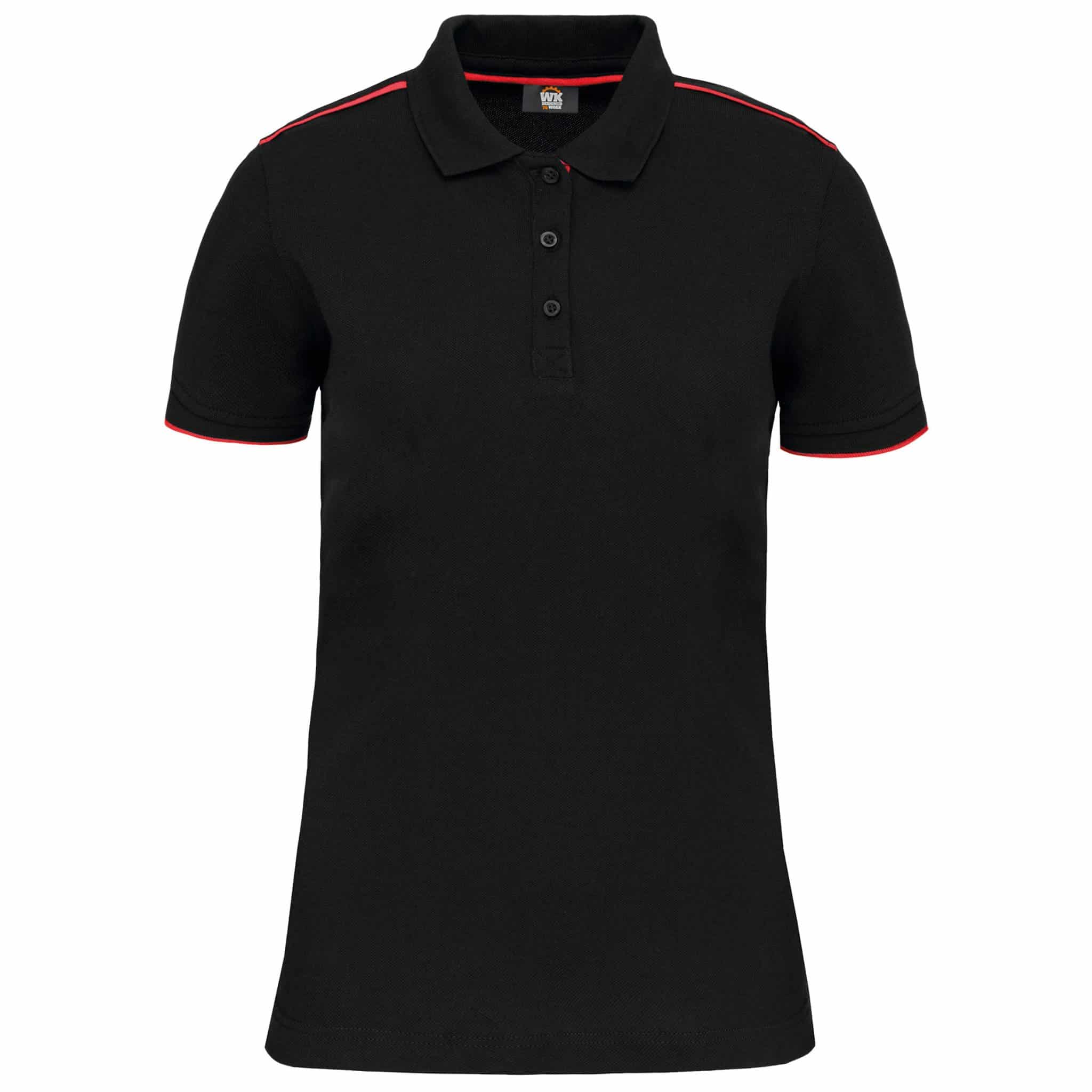 Miniature 15 pour Polo Day To Day contrasté manches courtes femme