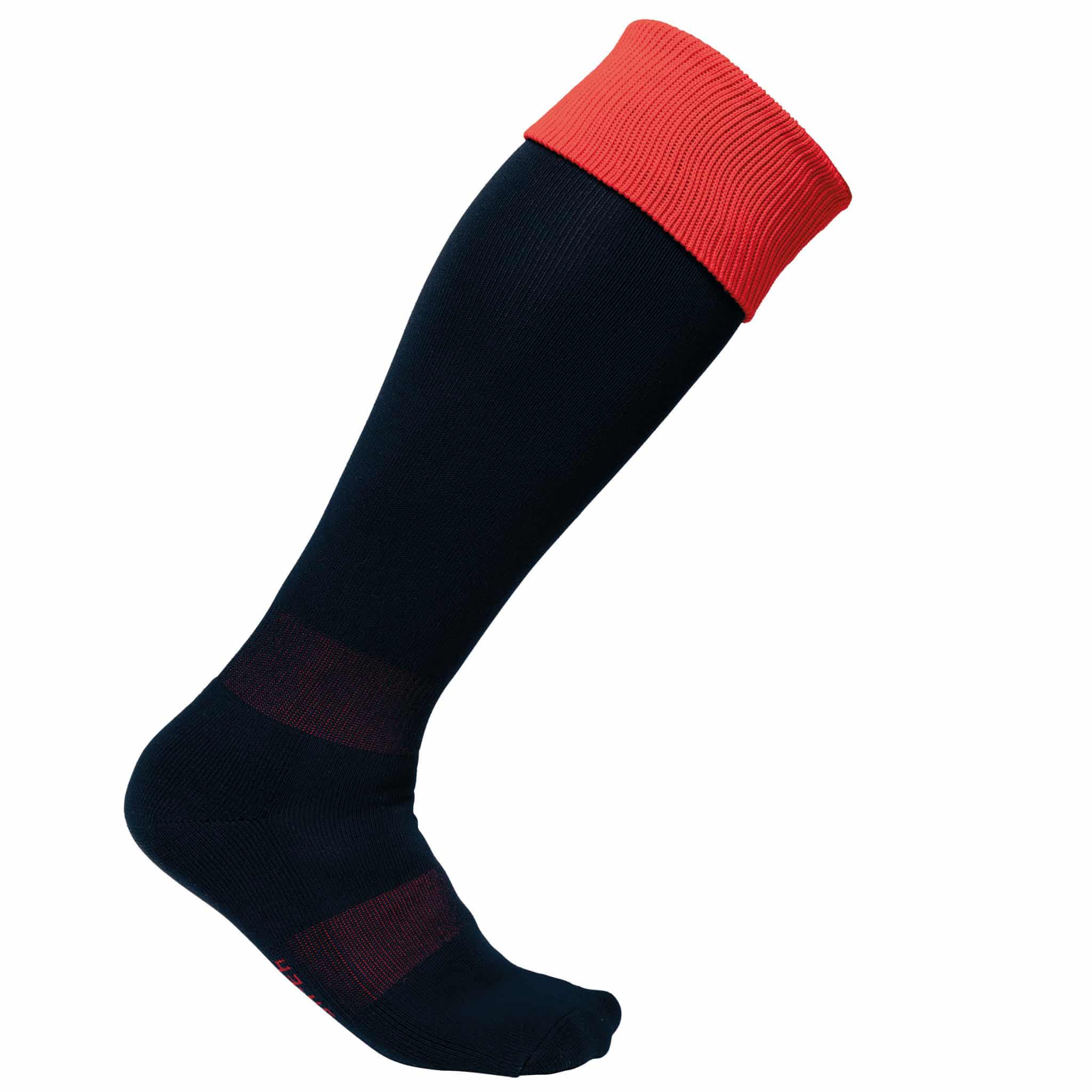 Miniature 2 pour Chaussettes de sport bicolores unisexe