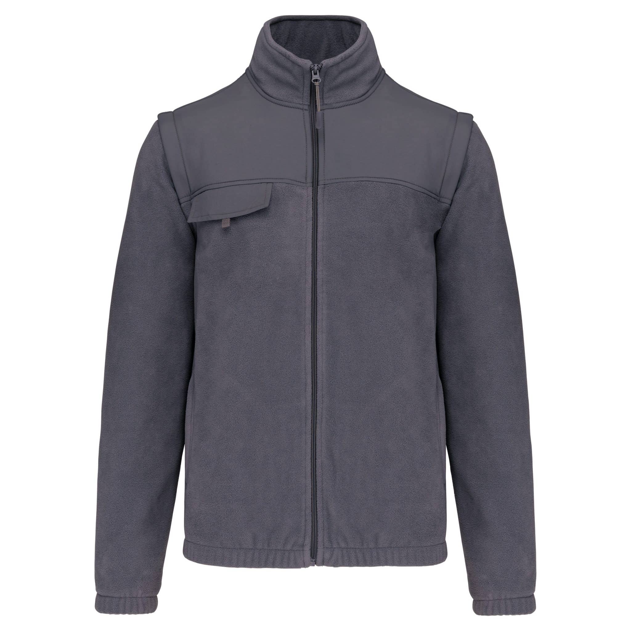 Miniature 16 pour Veste polaire manches amovibles homme