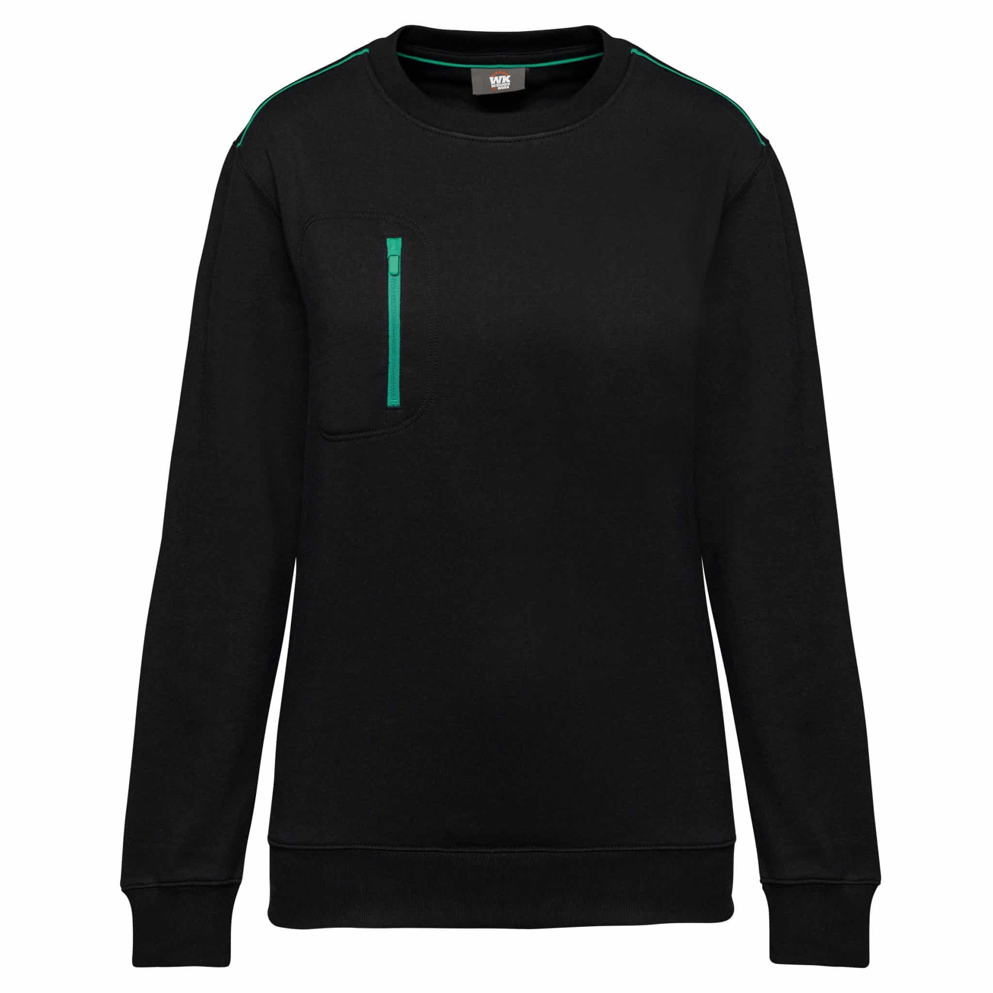 Miniature 22 pour Sweat-shirt Day To Day zip poche contrastée unisexe