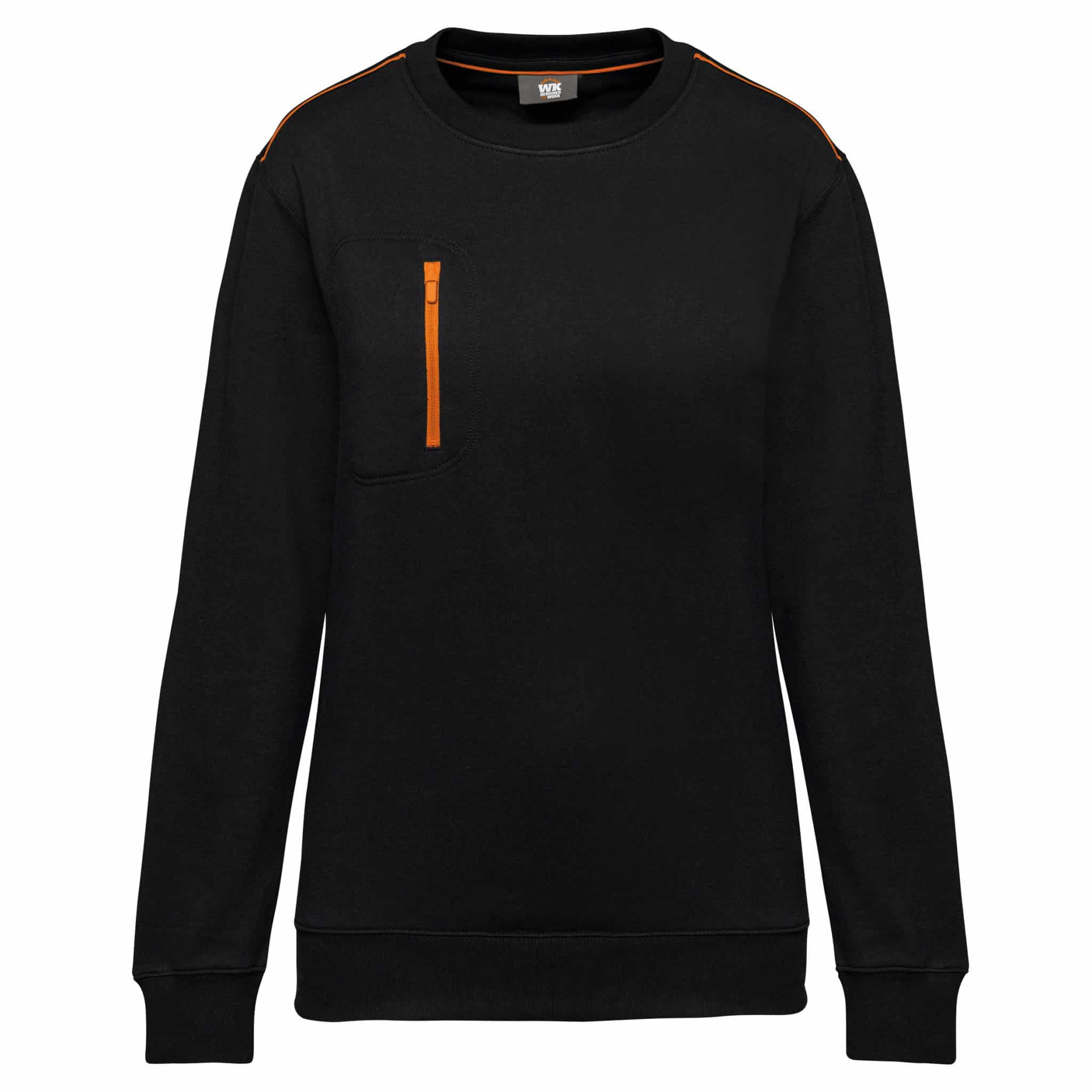 Miniature 23 pour Sweat-shirt Day To Day zip poche contrastée unisexe
