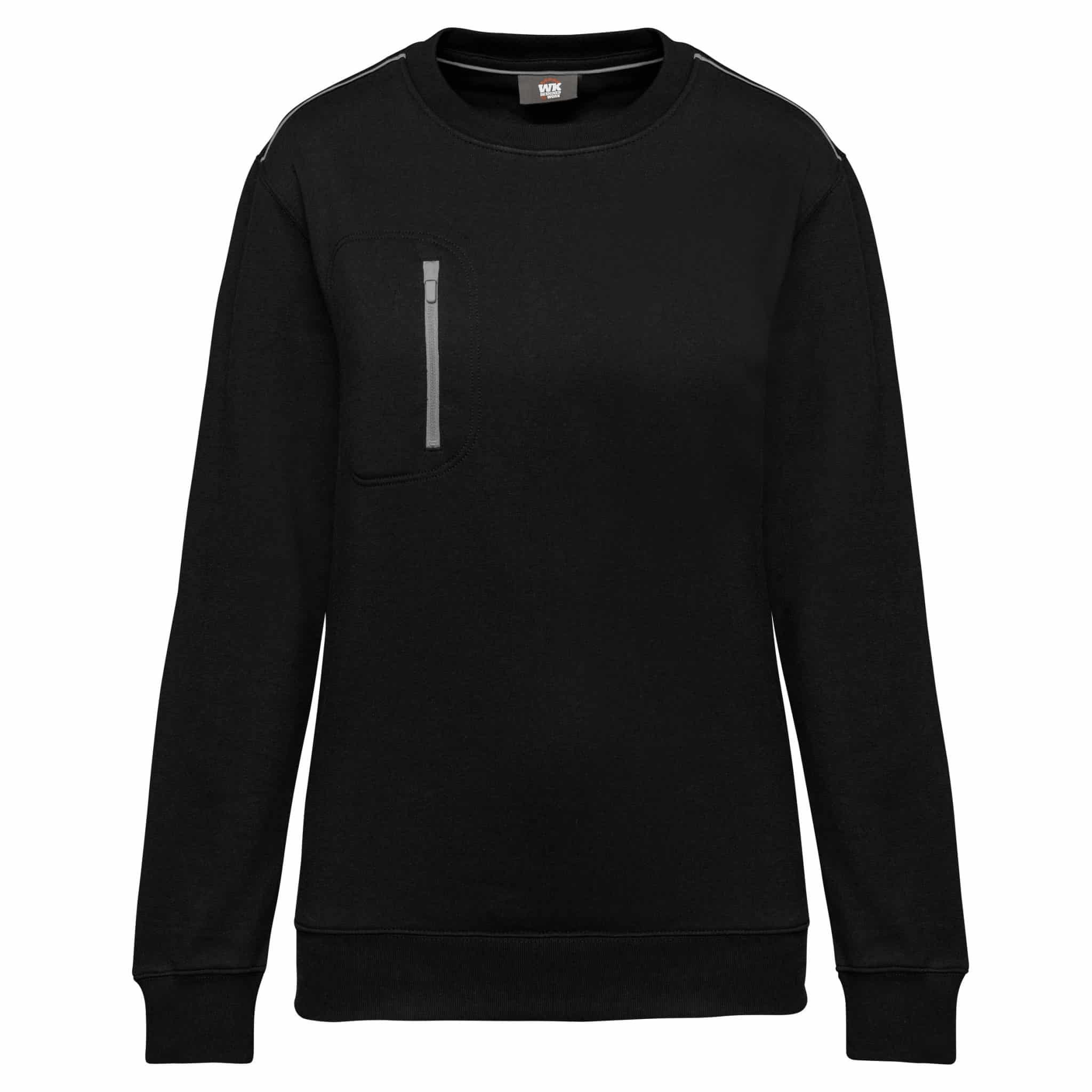 Miniature 25 pour Sweat-shirt Day To Day zip poche contrastée unisexe