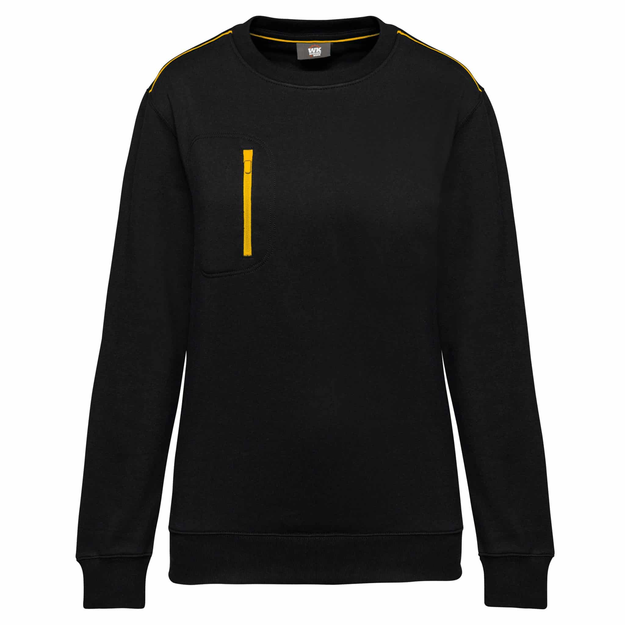 Miniature 26 pour Sweat-shirt Day To Day zip poche contrastée unisexe