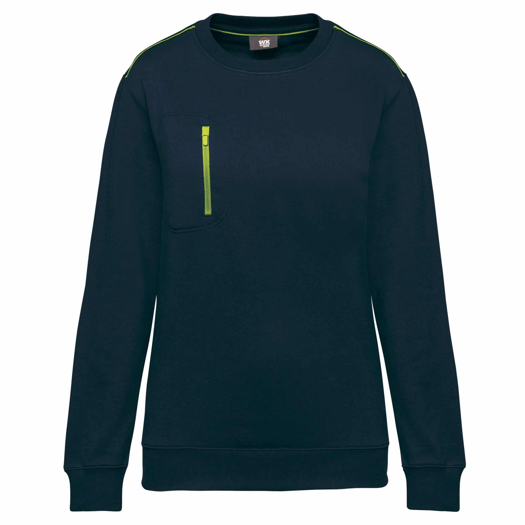 Miniature 28 pour Sweat-shirt Day To Day zip poche contrastée unisexe